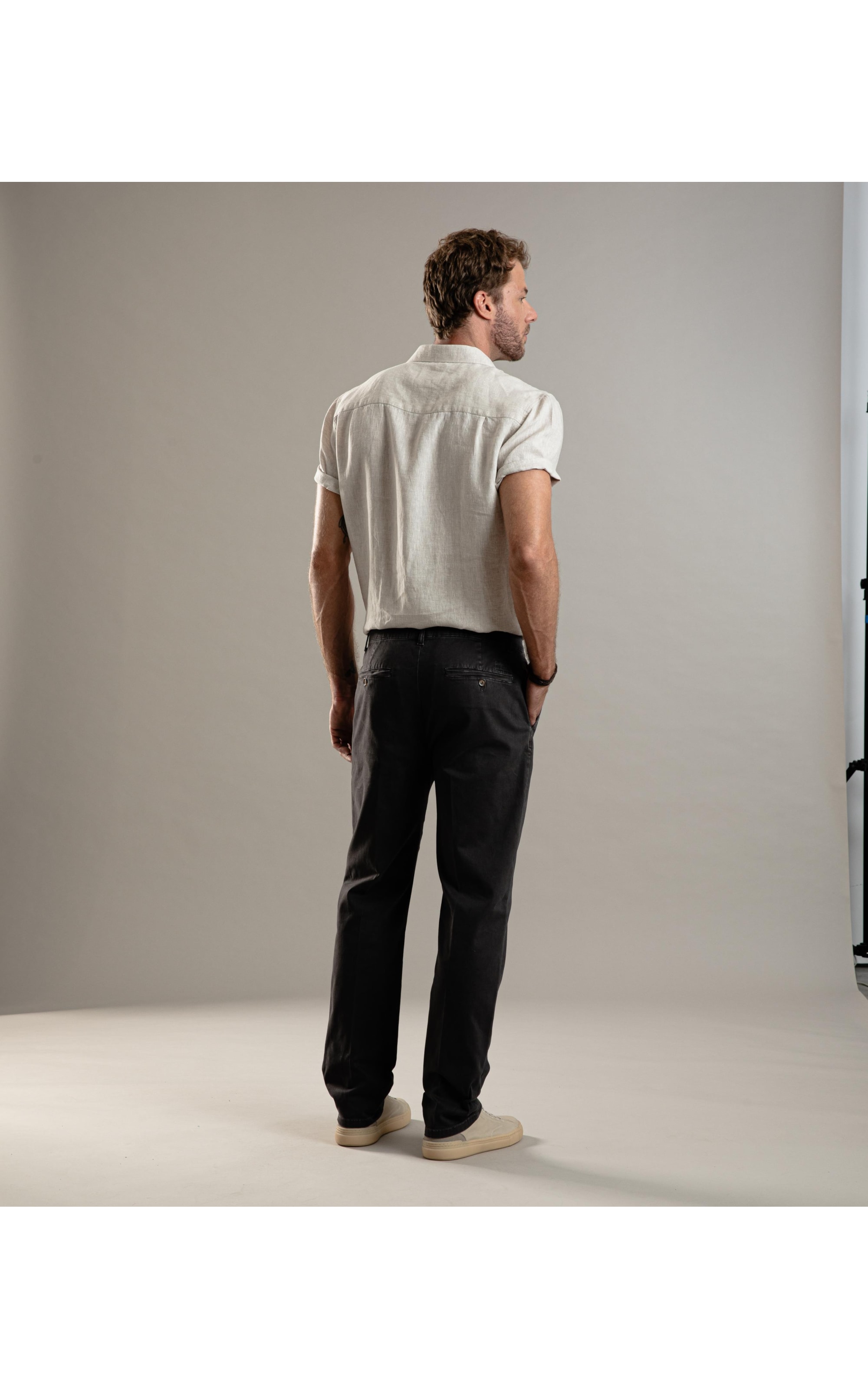 Calça Chino Jogging Preppy Fuji  Plumbo