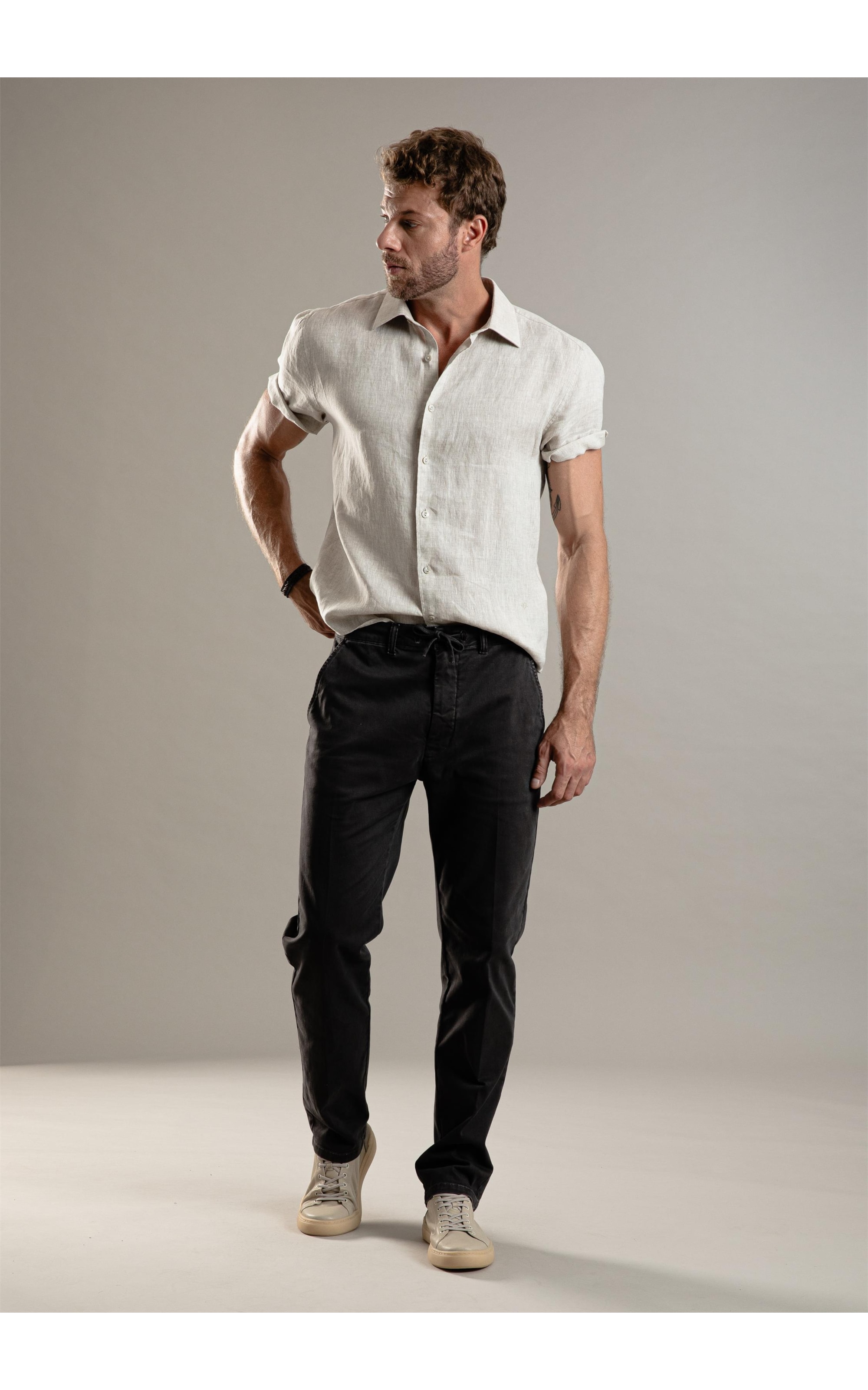 Calça Chino Jogging Preppy Fuji  Plumbo