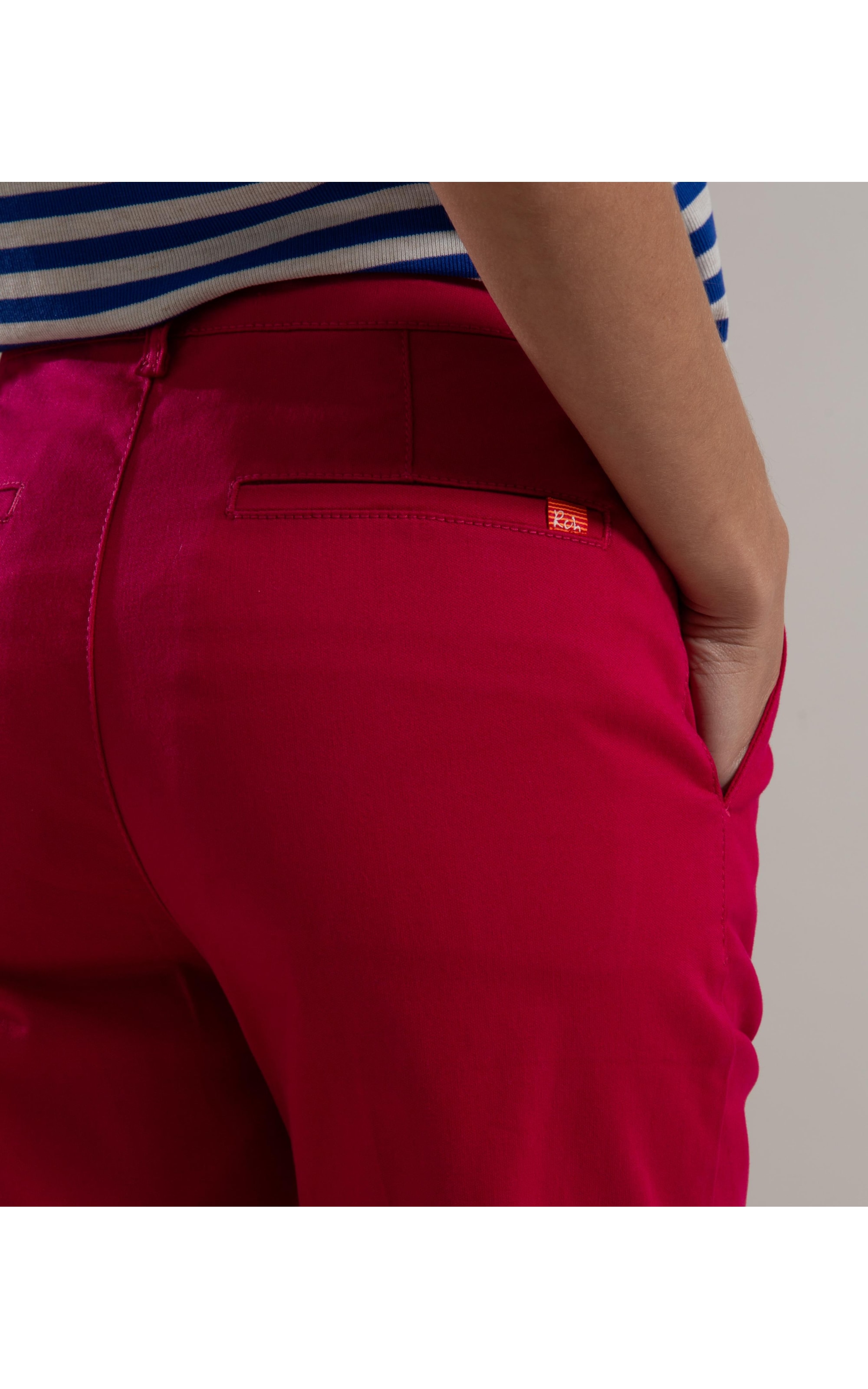 Calça Chino Jogging Preppy Mom Pink