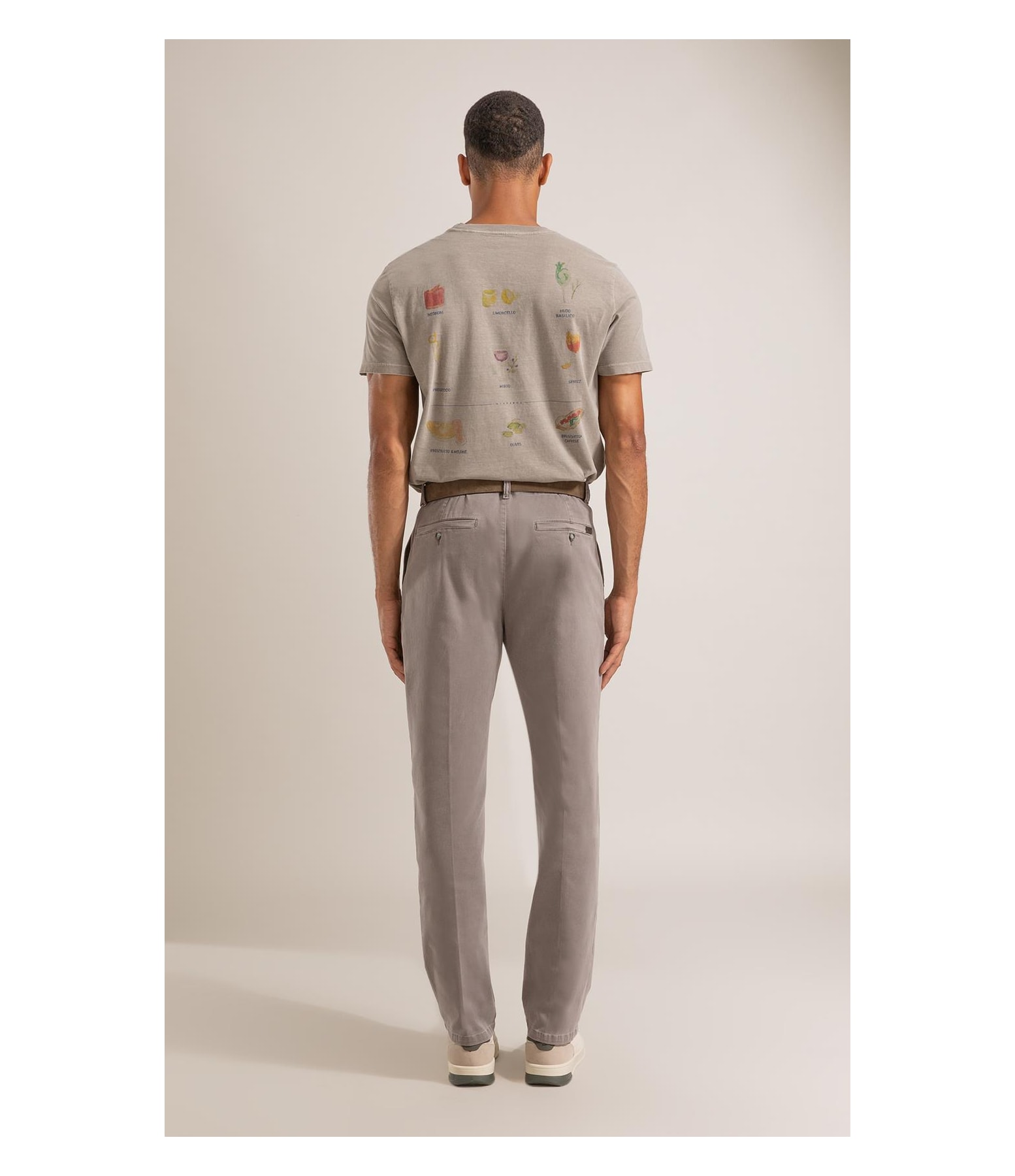 Calça Chino Jogging Preppy Niquel