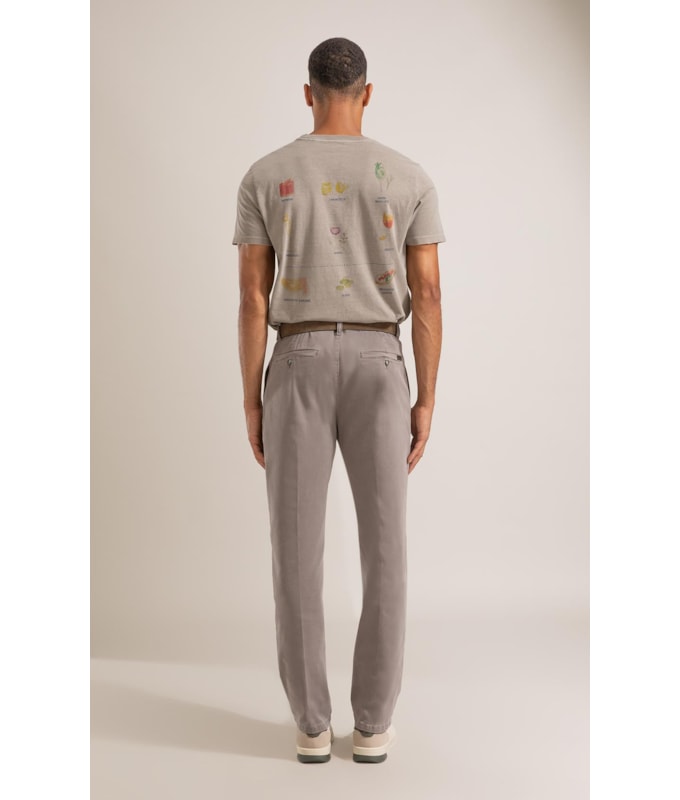 Calça Chino Jogging Preppy Niquel