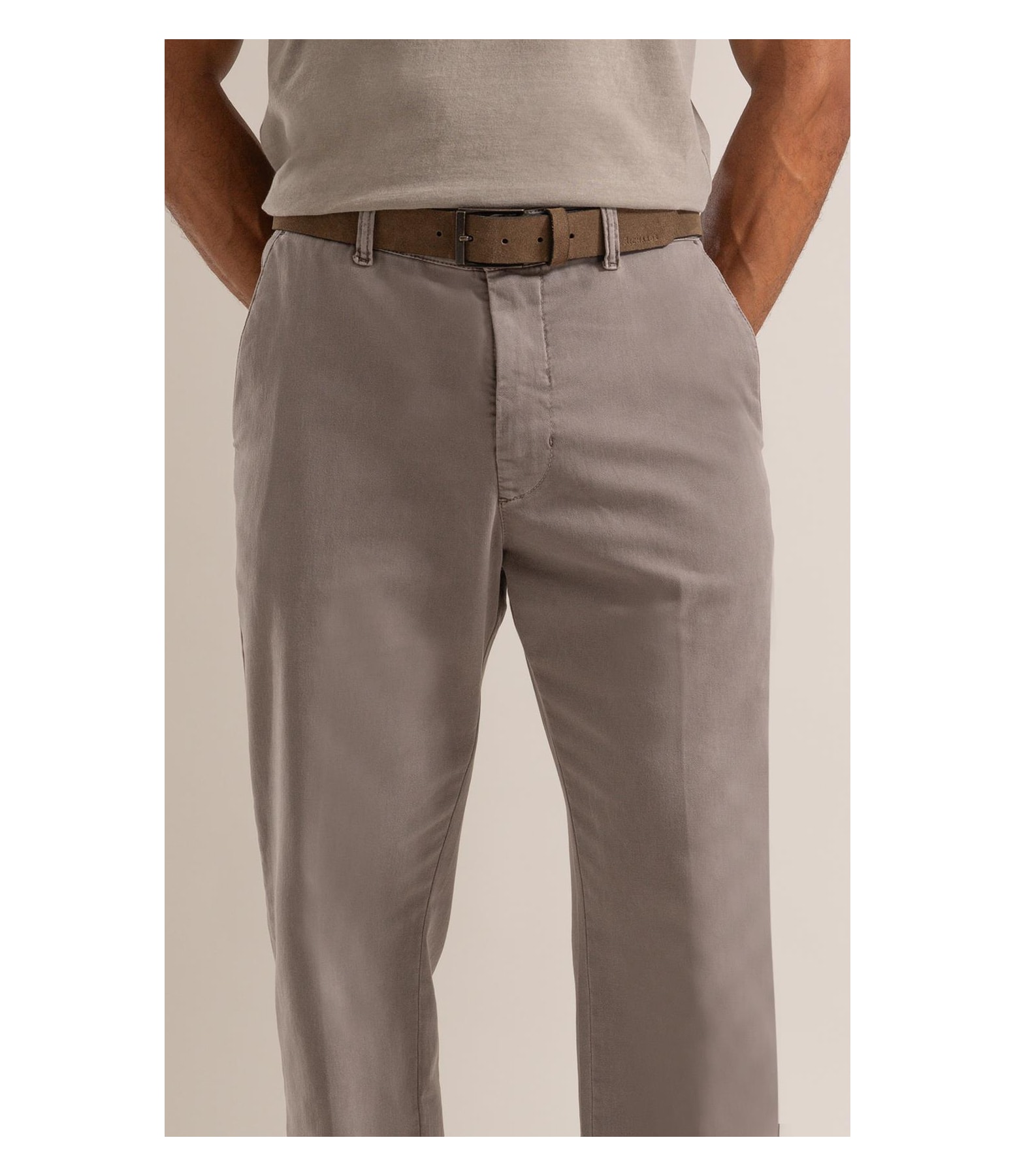 Calça Chino Jogging Preppy Niquel