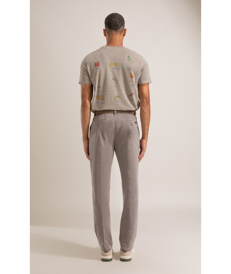 Calça Chino Jogging Preppy Niquel