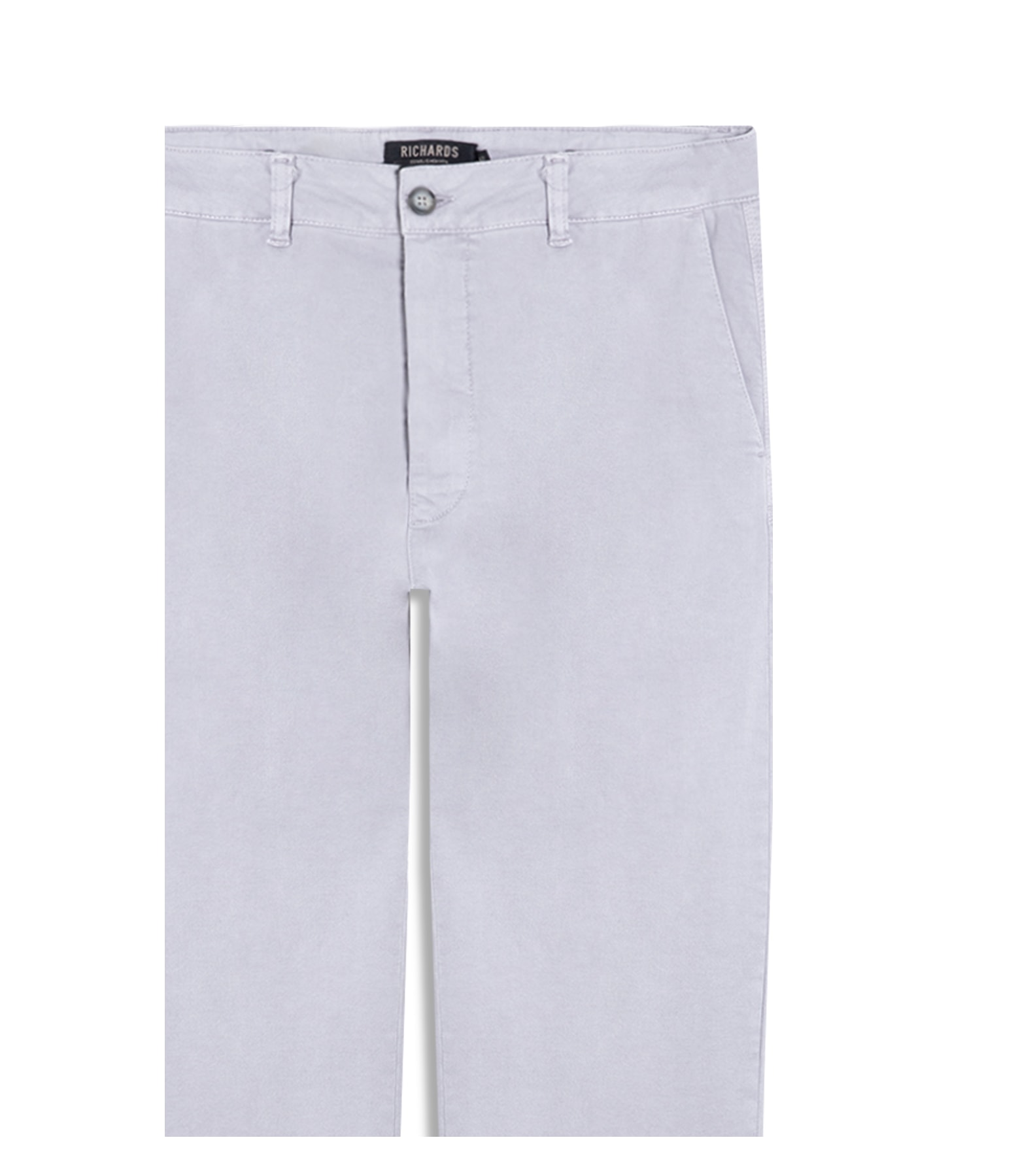 Calça Chino Jogging Preppy Pd Prata