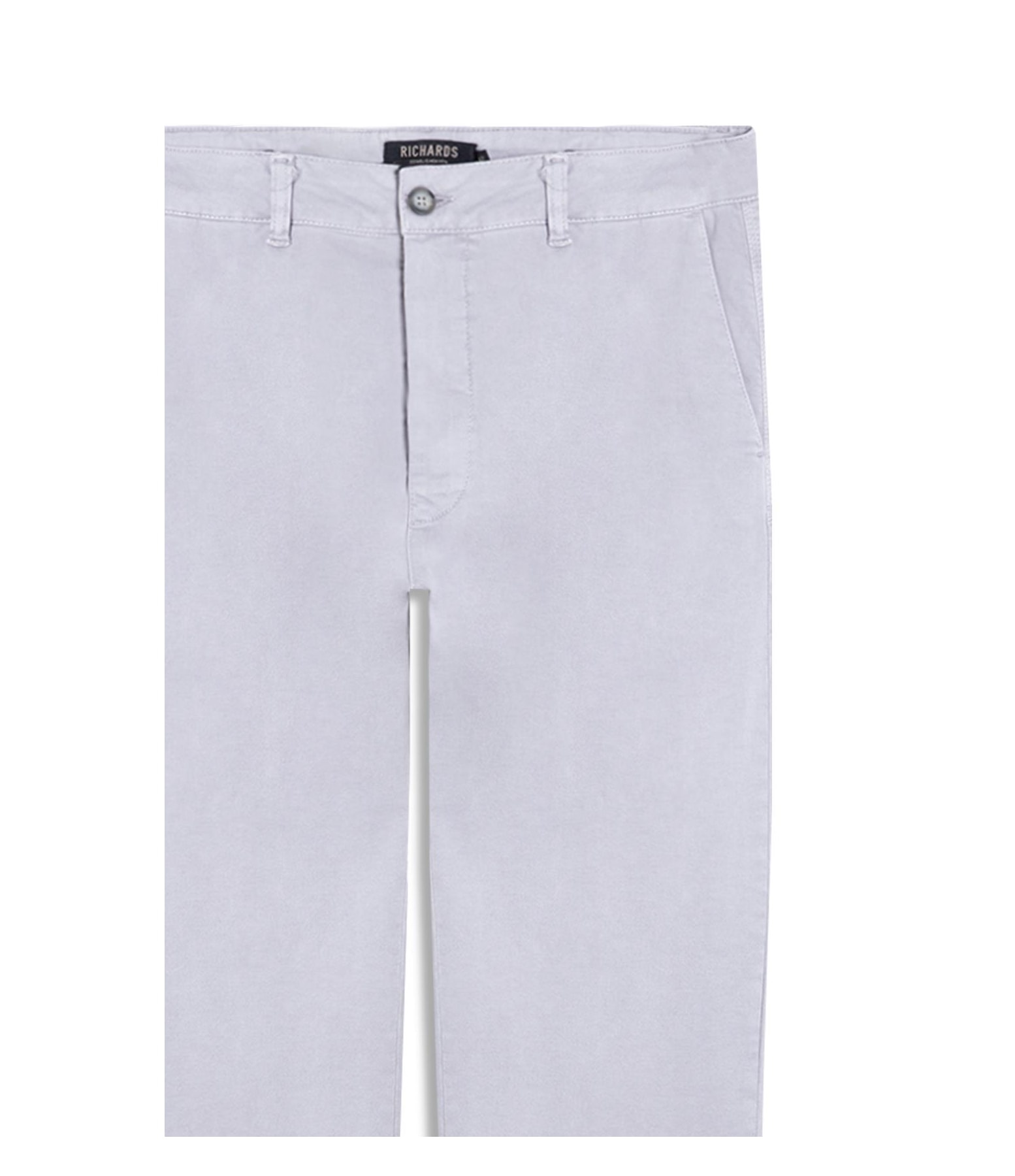 Calça Chino Jogging Preppy Pd Prata