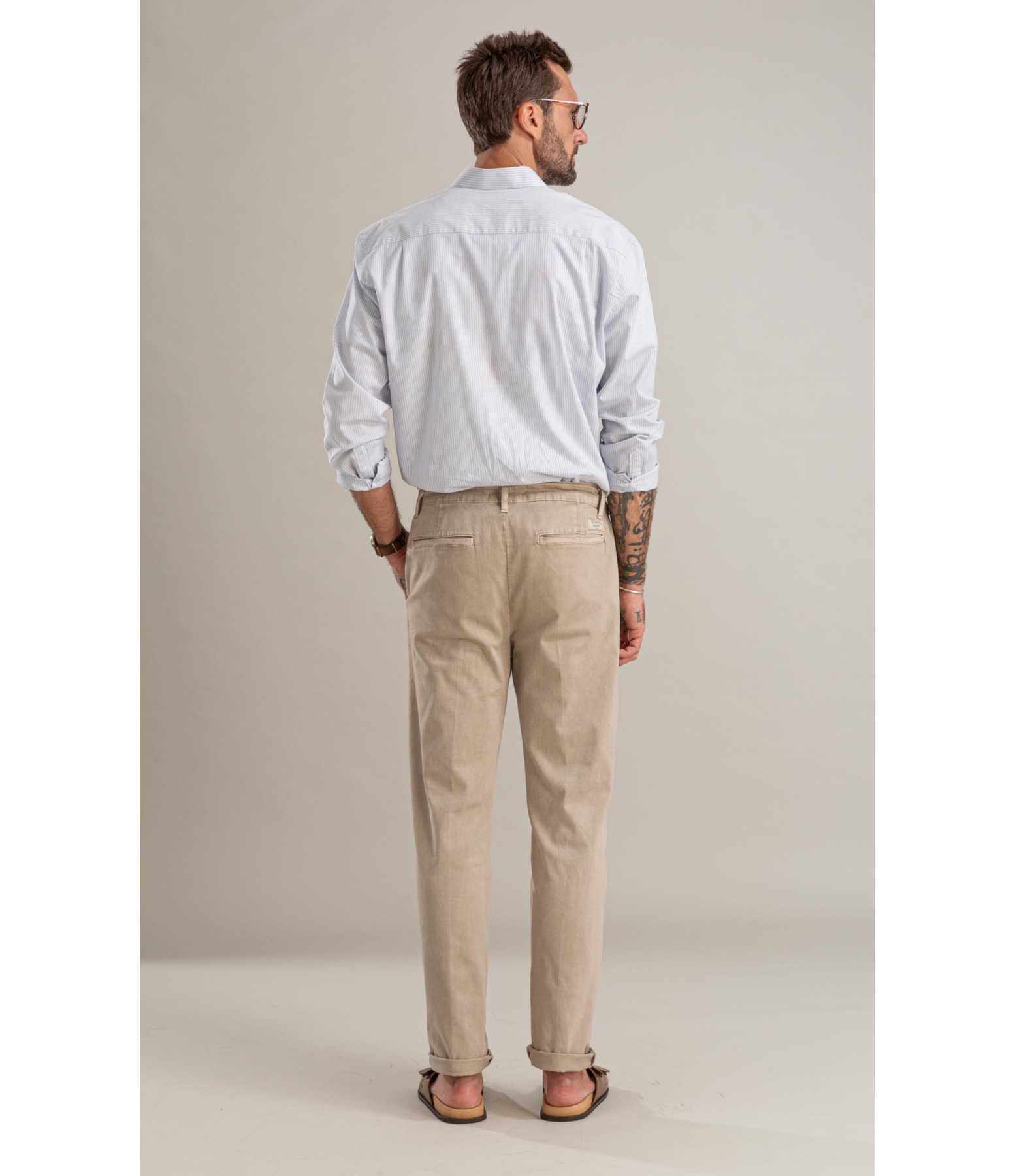 Calça Chino Jogging Preppy Pd Silver