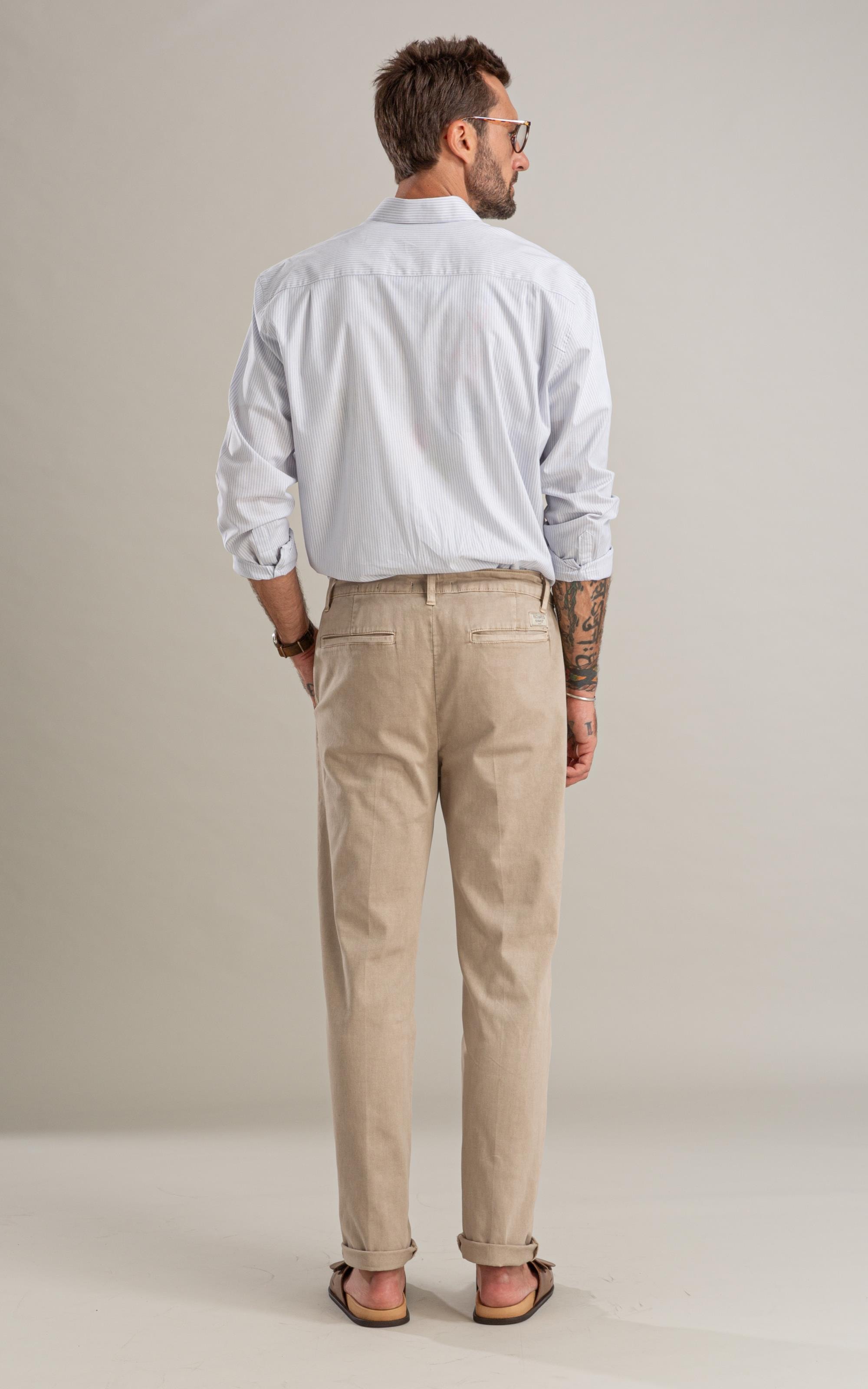 Calça Chino Jogging Preppy Pd Silver