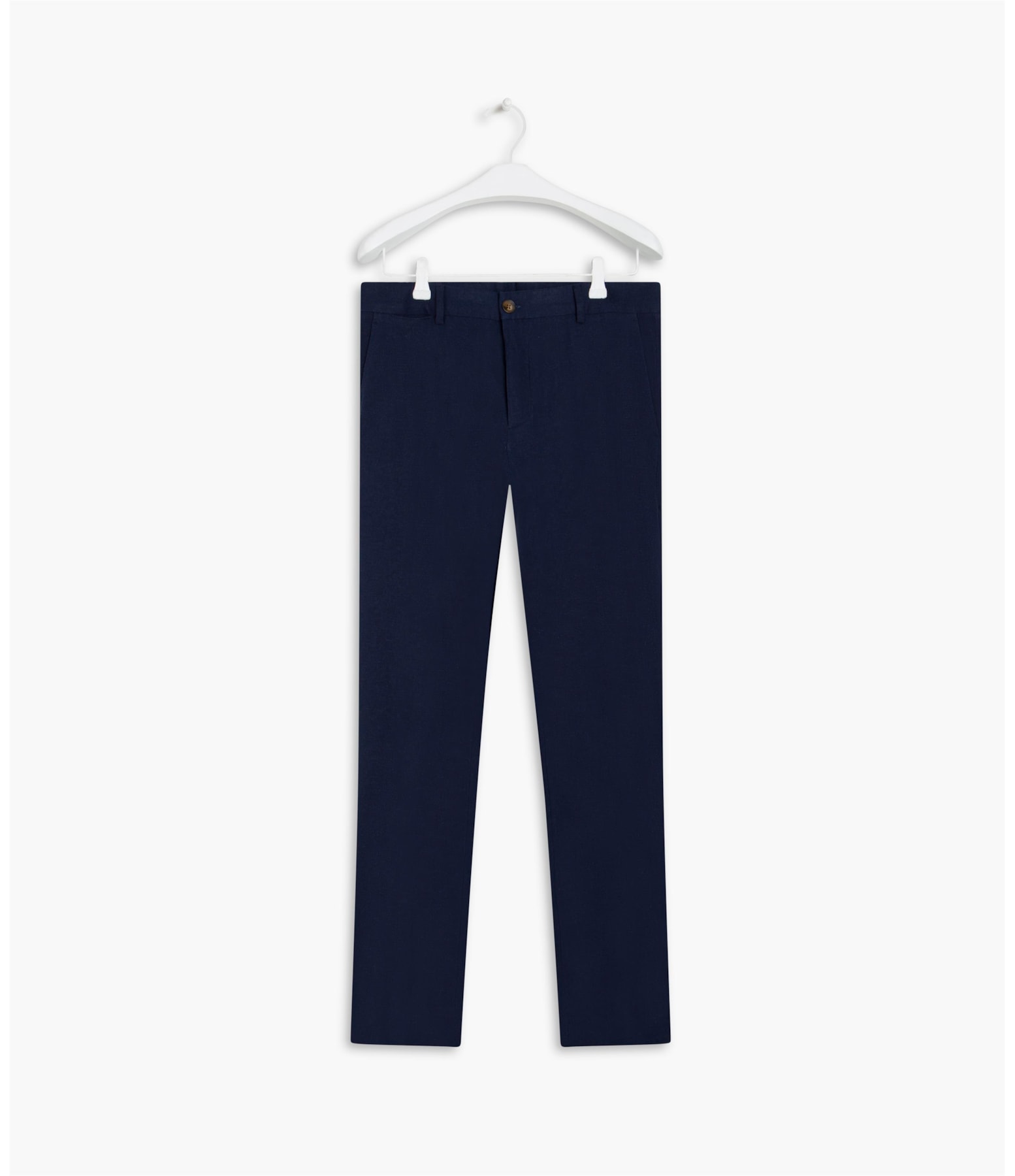 Calça Chino Linho Blend Span Marinho