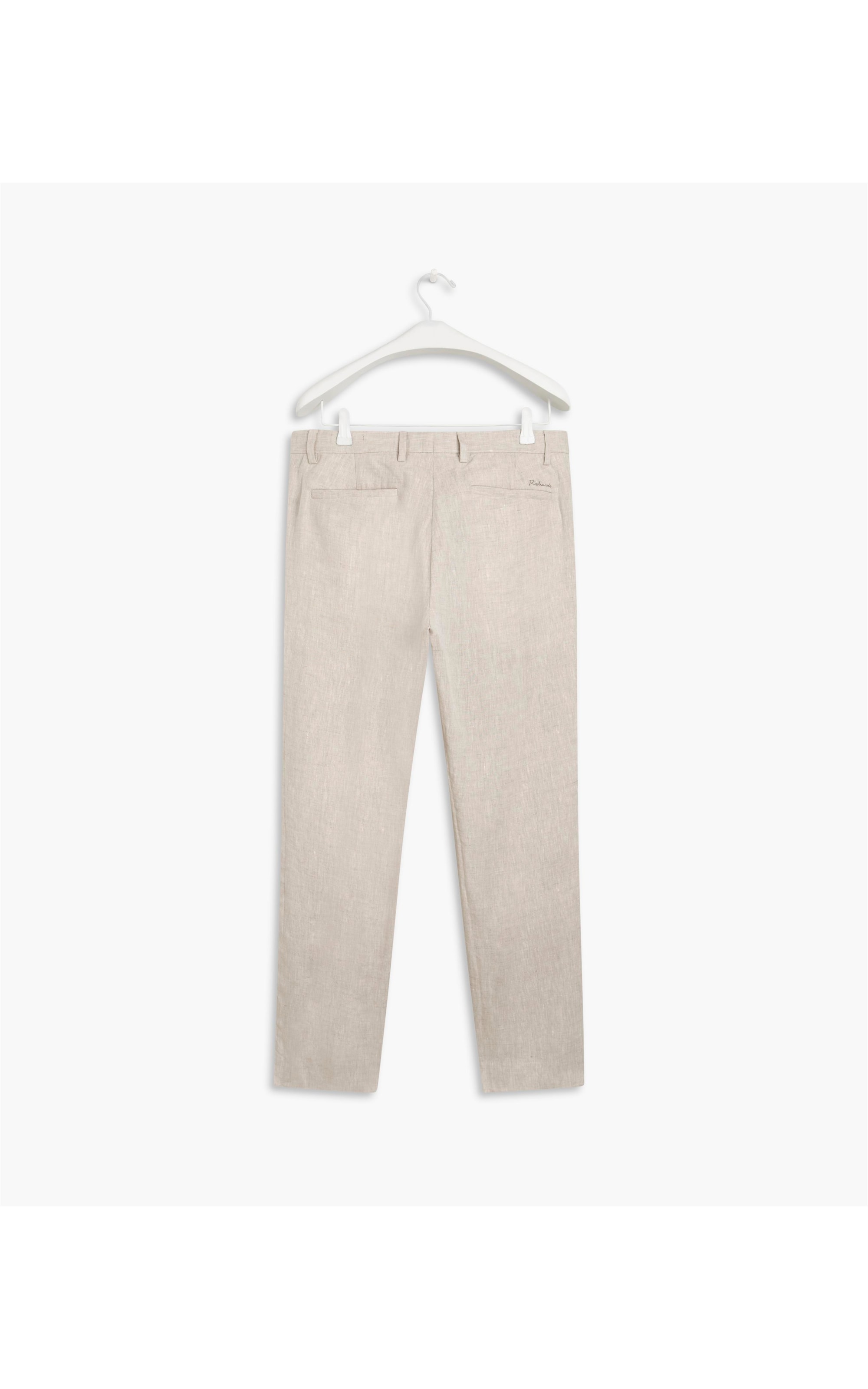 Calça Chino Linho Provence Areia