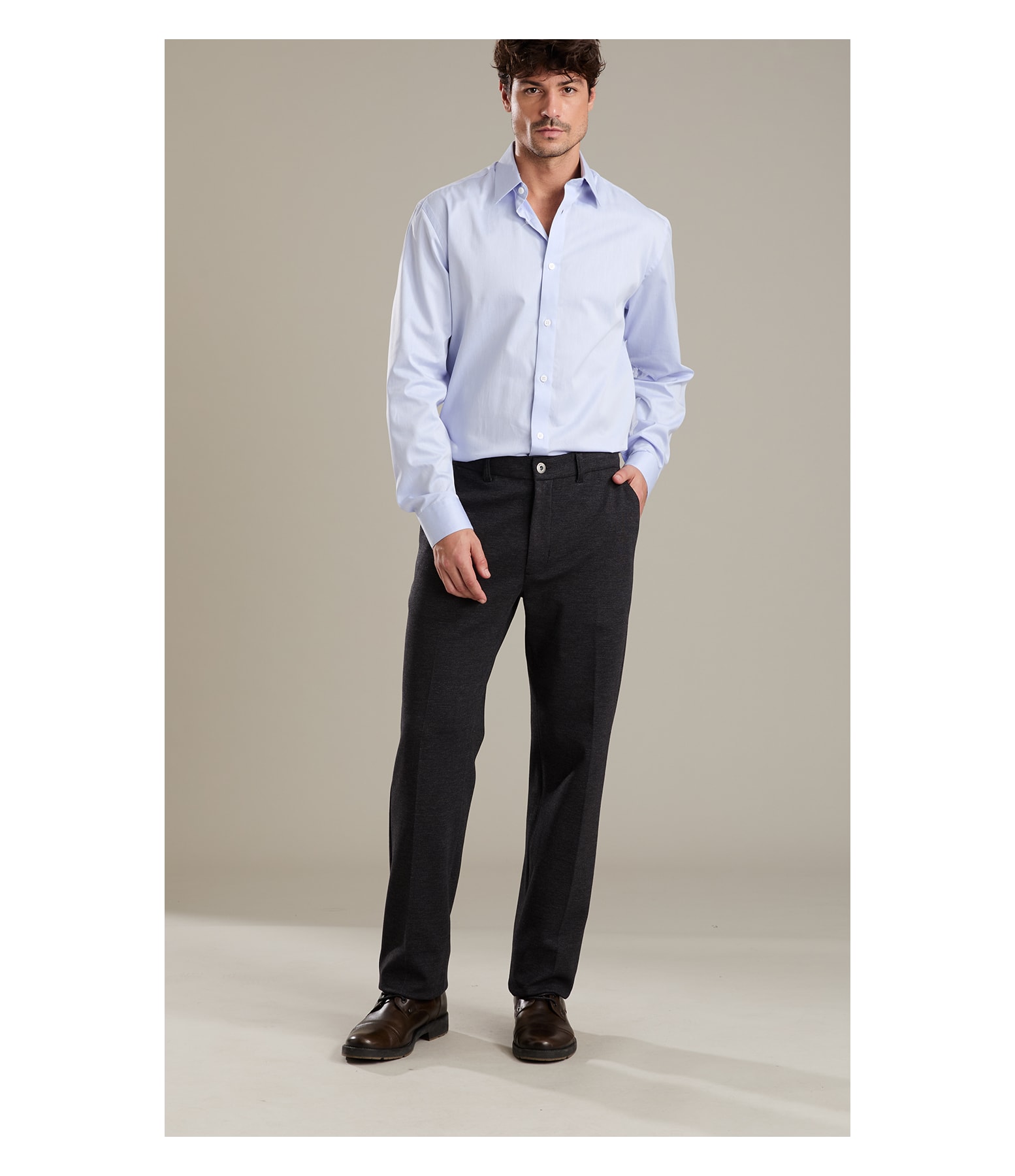 Calça Chino Malha Monti Preto