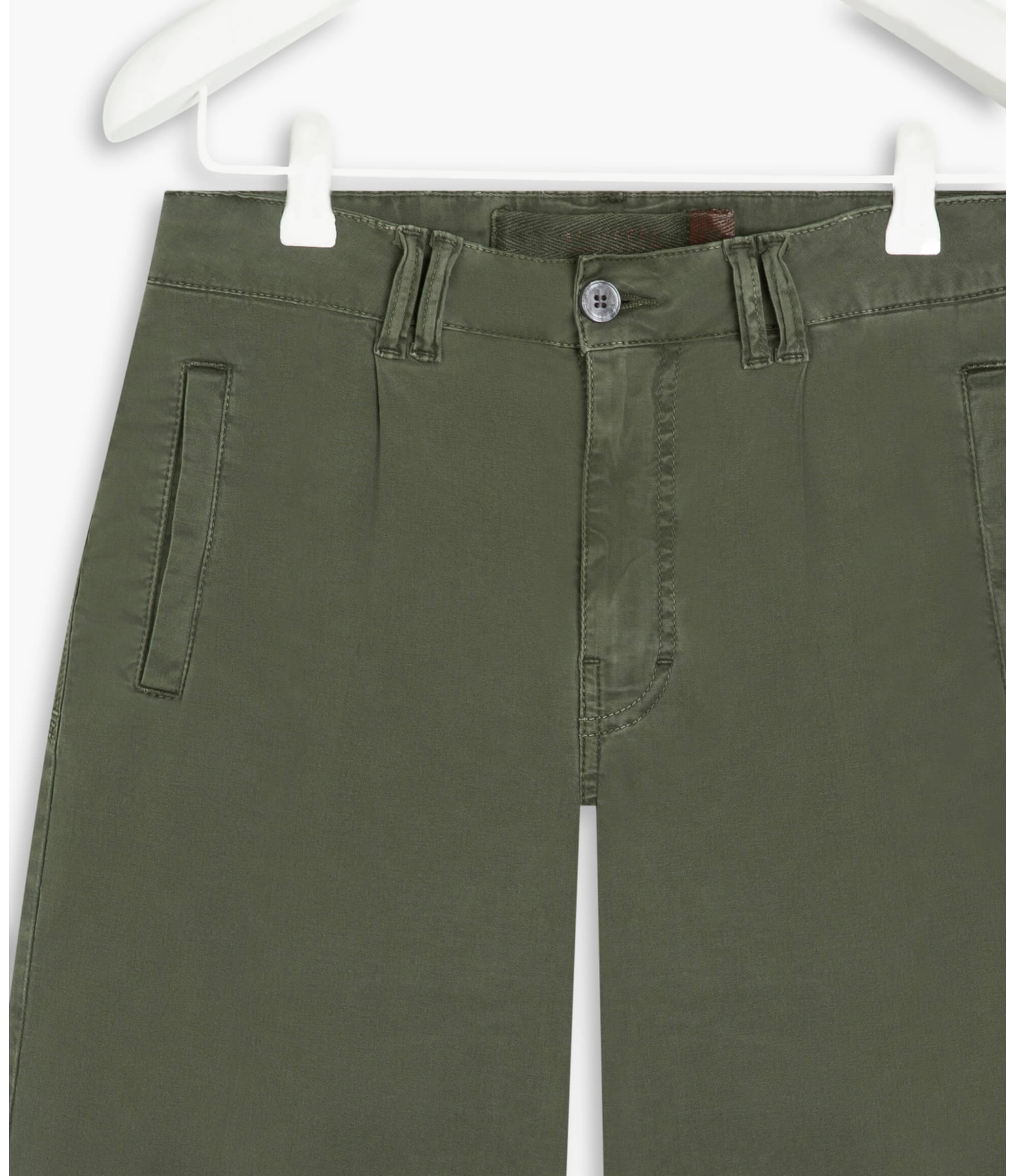 Calça Chino Navy Canvas Verde Escuro