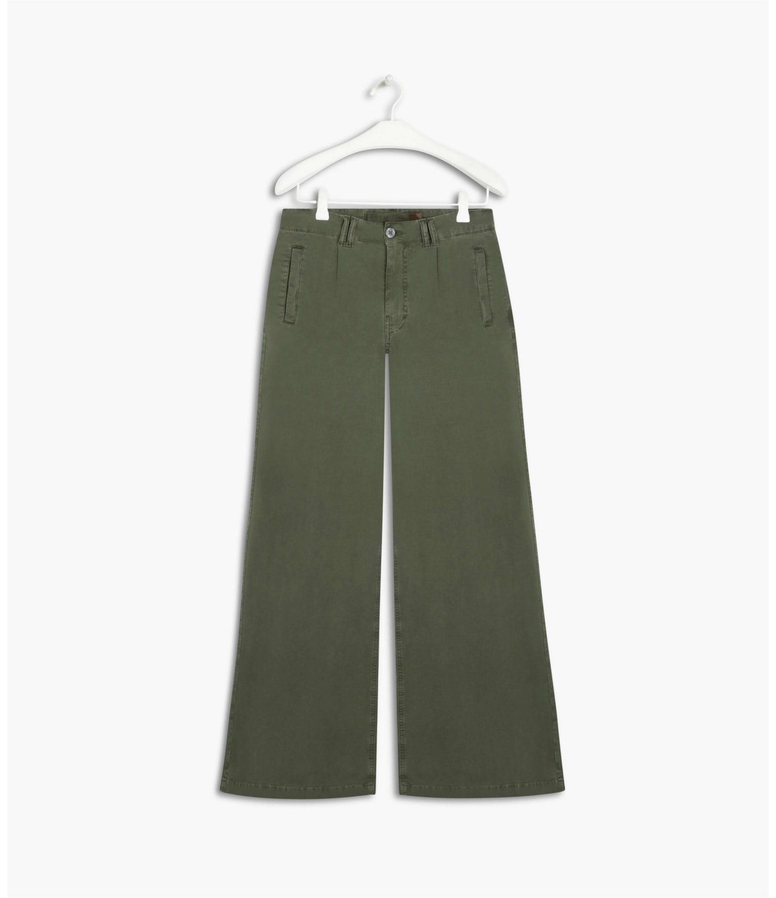 Calça Chino Navy Canvas Verde Escuro