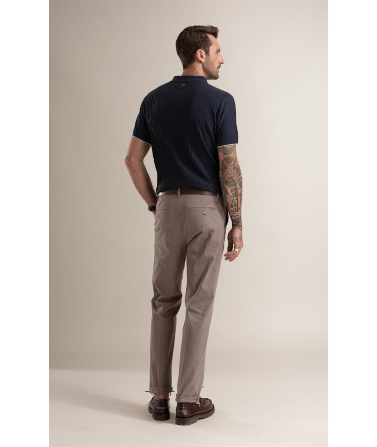 Calça Chino Niquel