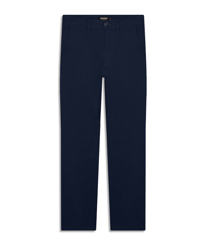 Calça Chino Ny Stretch Tradicional Dark Navy