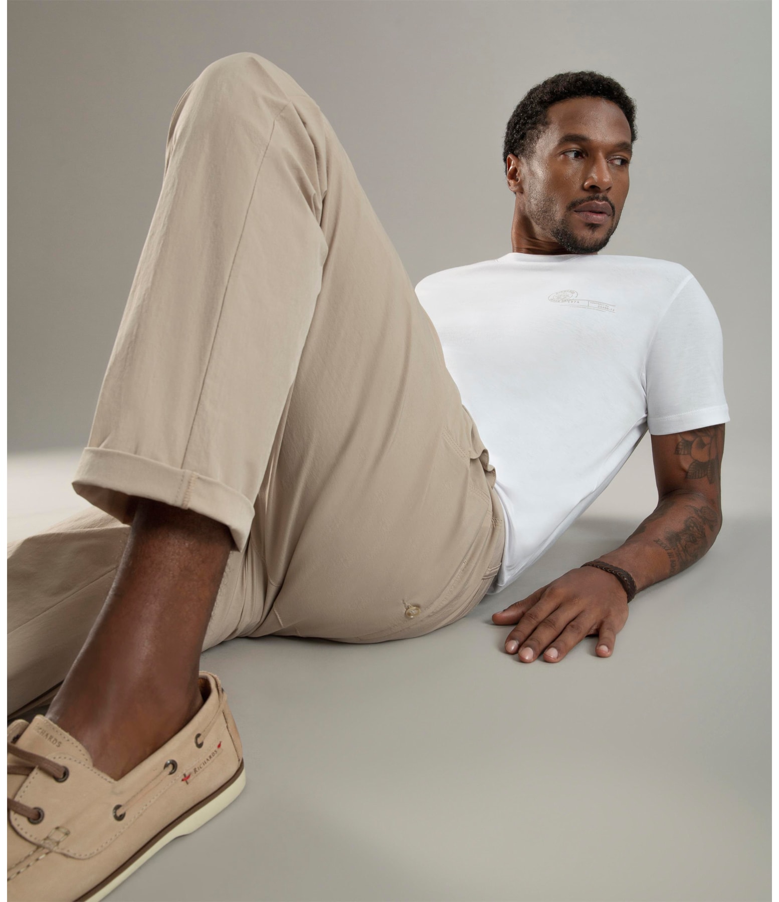 Calça Chino Ny Stretch Tradicional Sandy