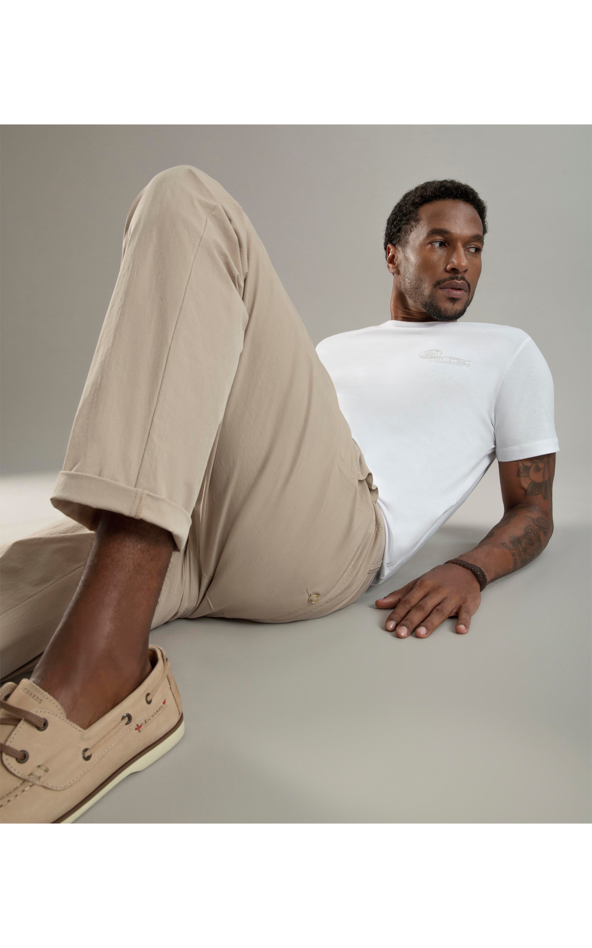 Calça Chino Ny Stretch Tradicional Sandy