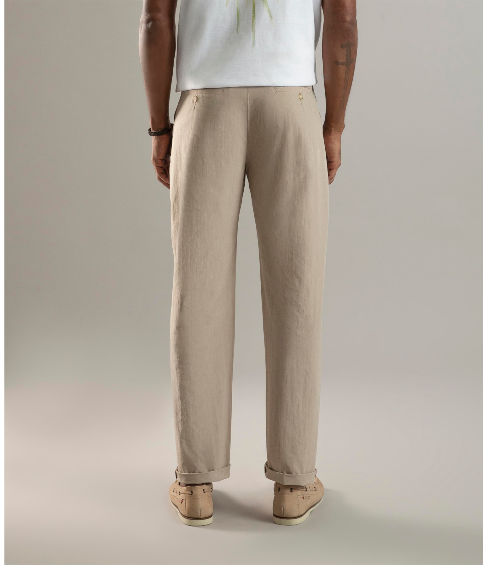 Calça Chino Ny Stretch Tradicional Sandy