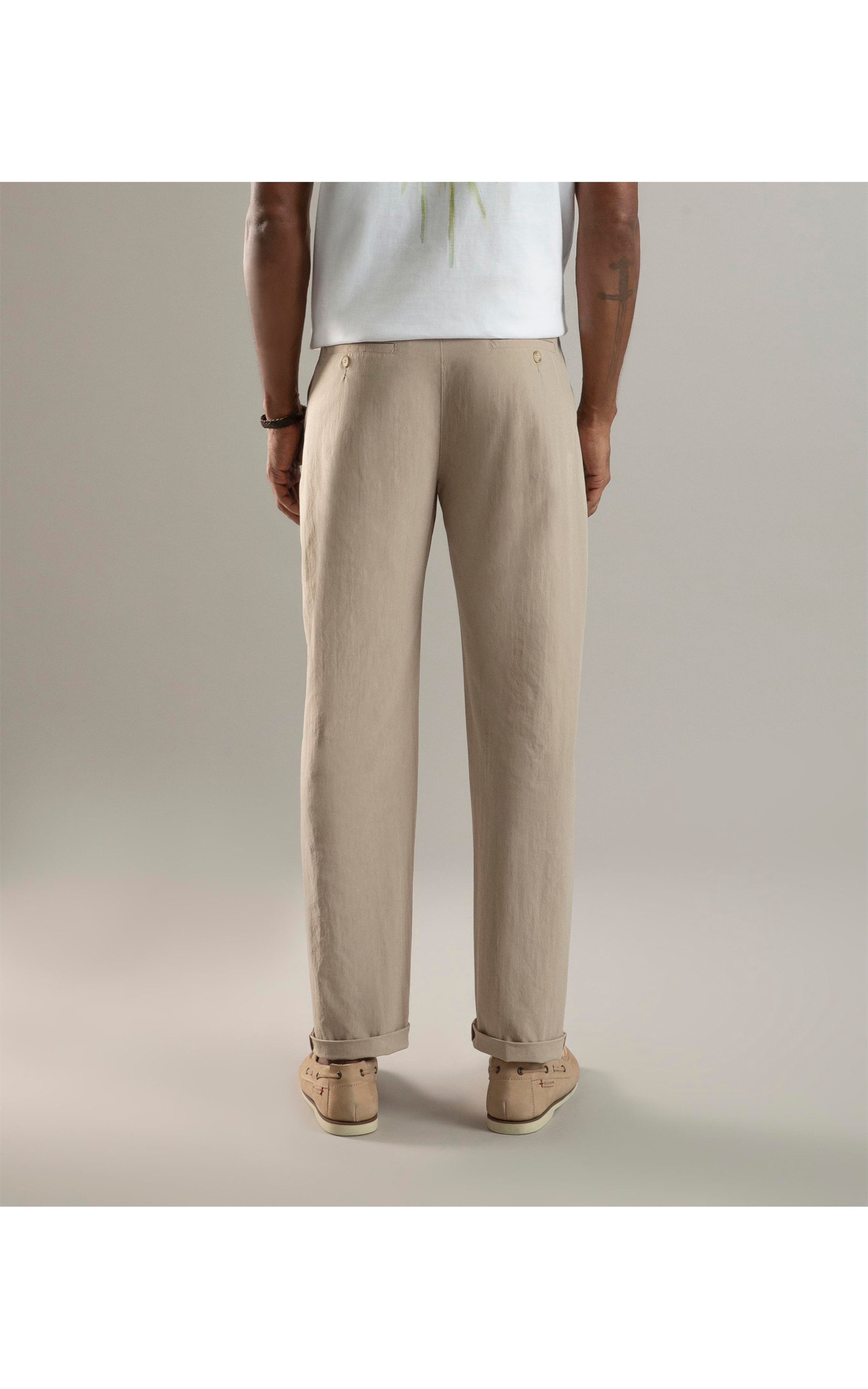 Calça Chino Ny Stretch Tradicional Sandy