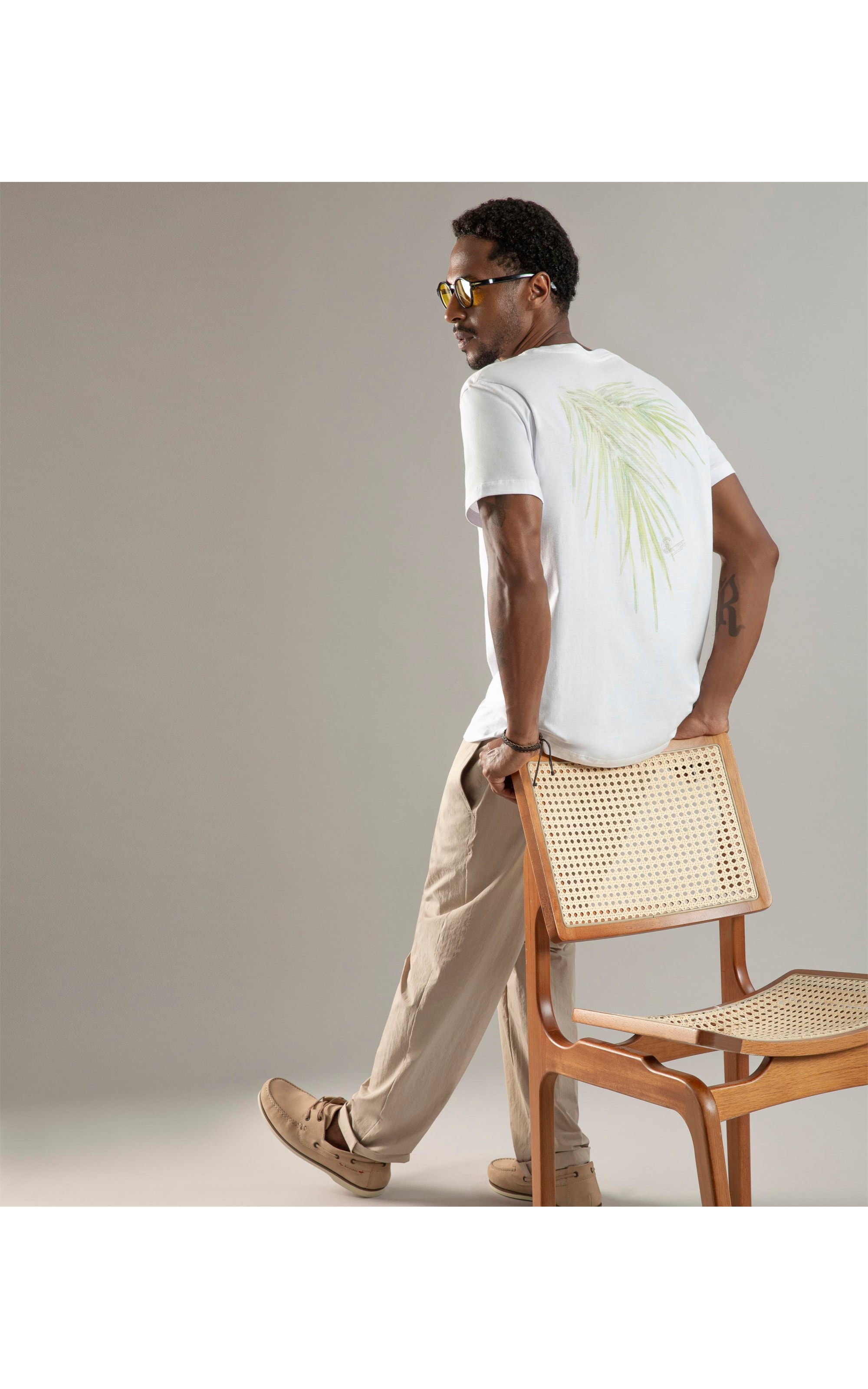 Calça Chino Ny Stretch Tradicional Sandy