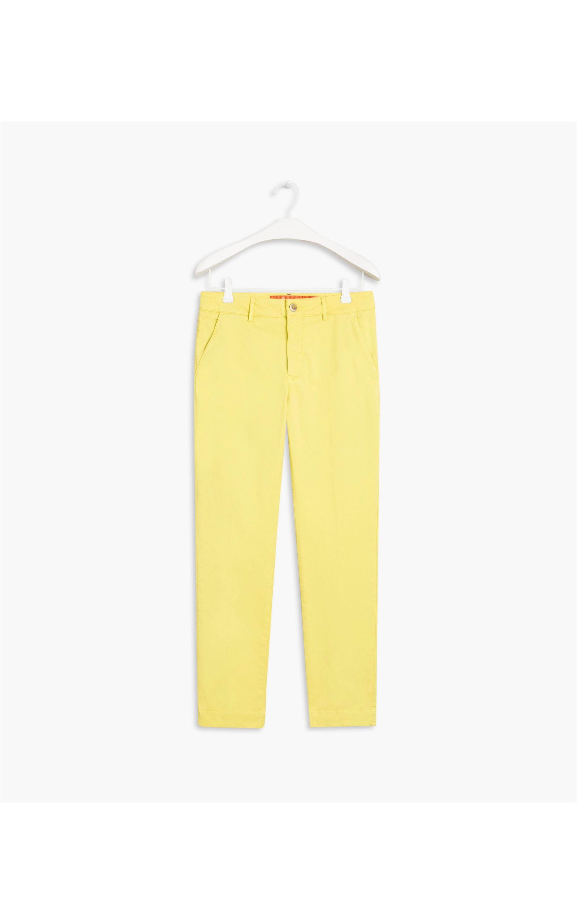 Calça Chino Paris Amarelo Limão