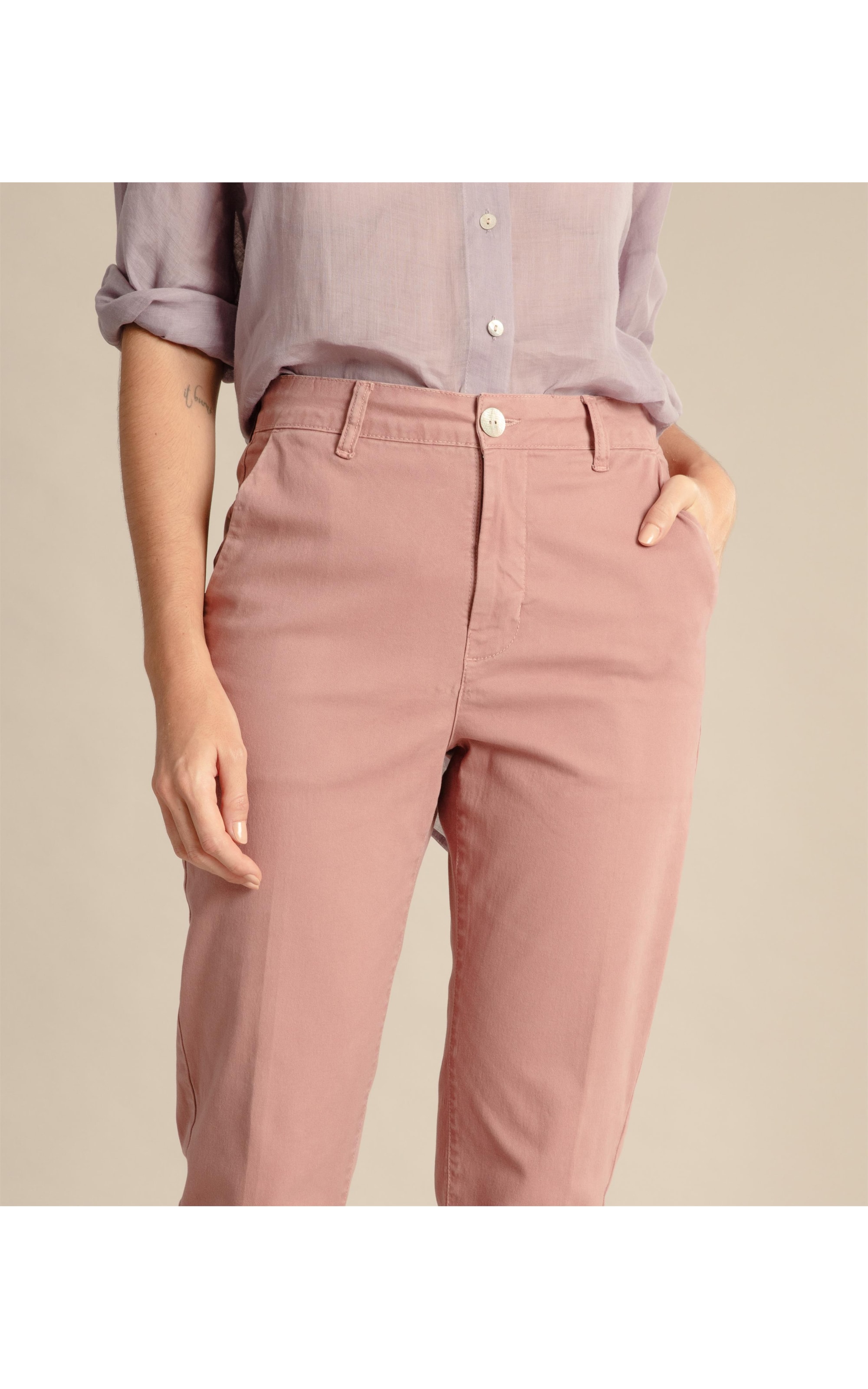 Calça Chino Paris Ametista