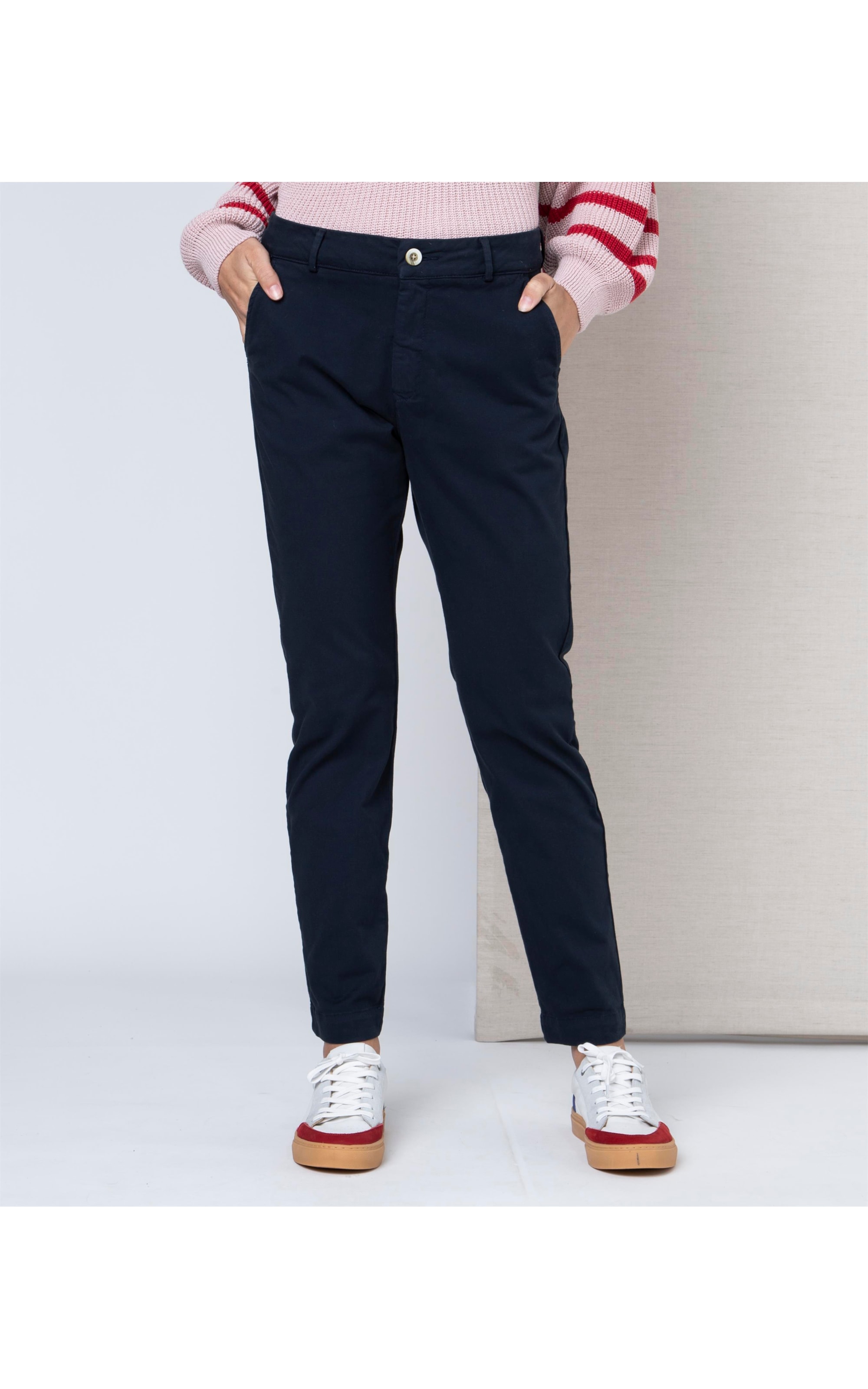 Calça Chino Paris Azul Marinho