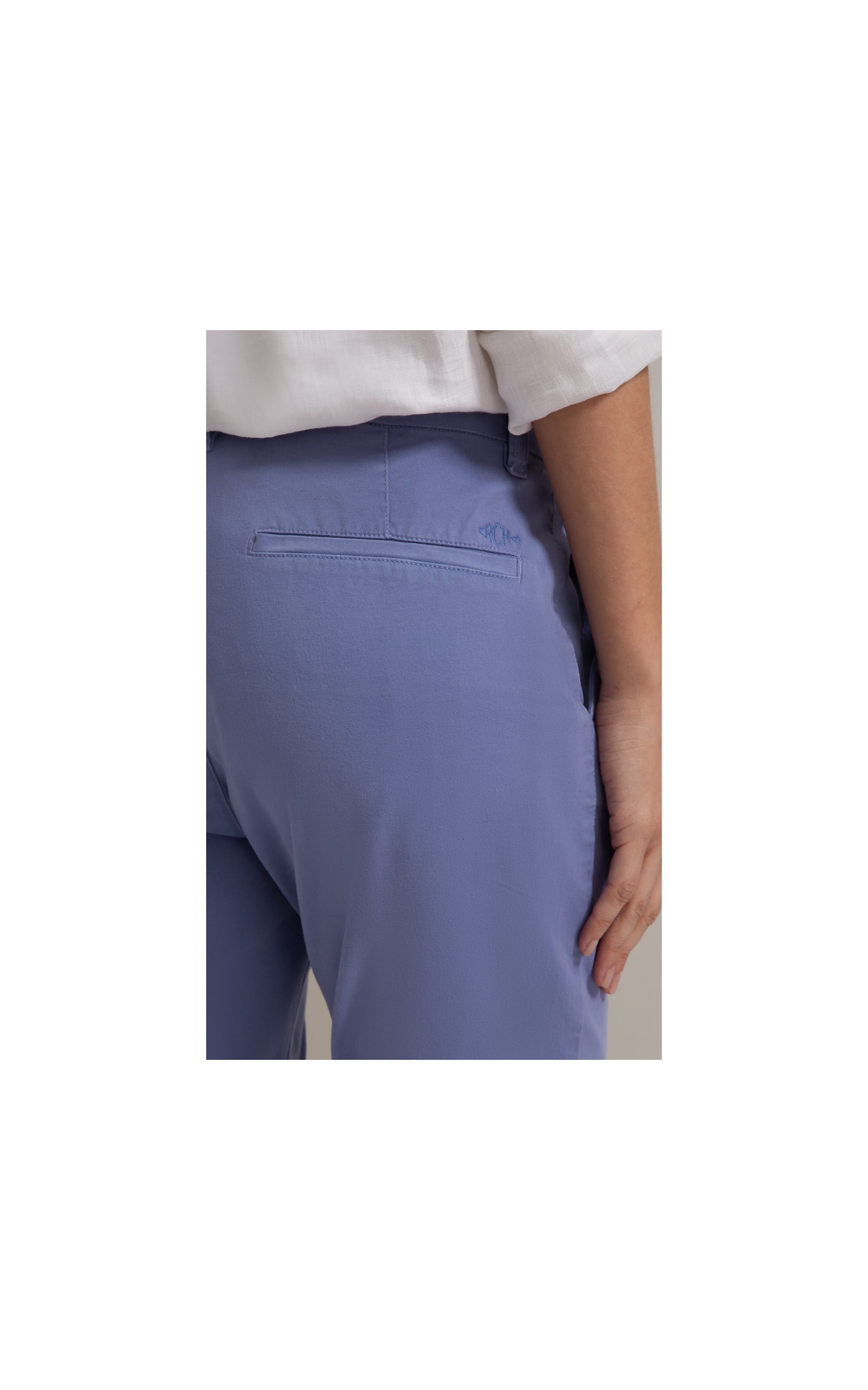 Calça Chino Paris Azul Pervante