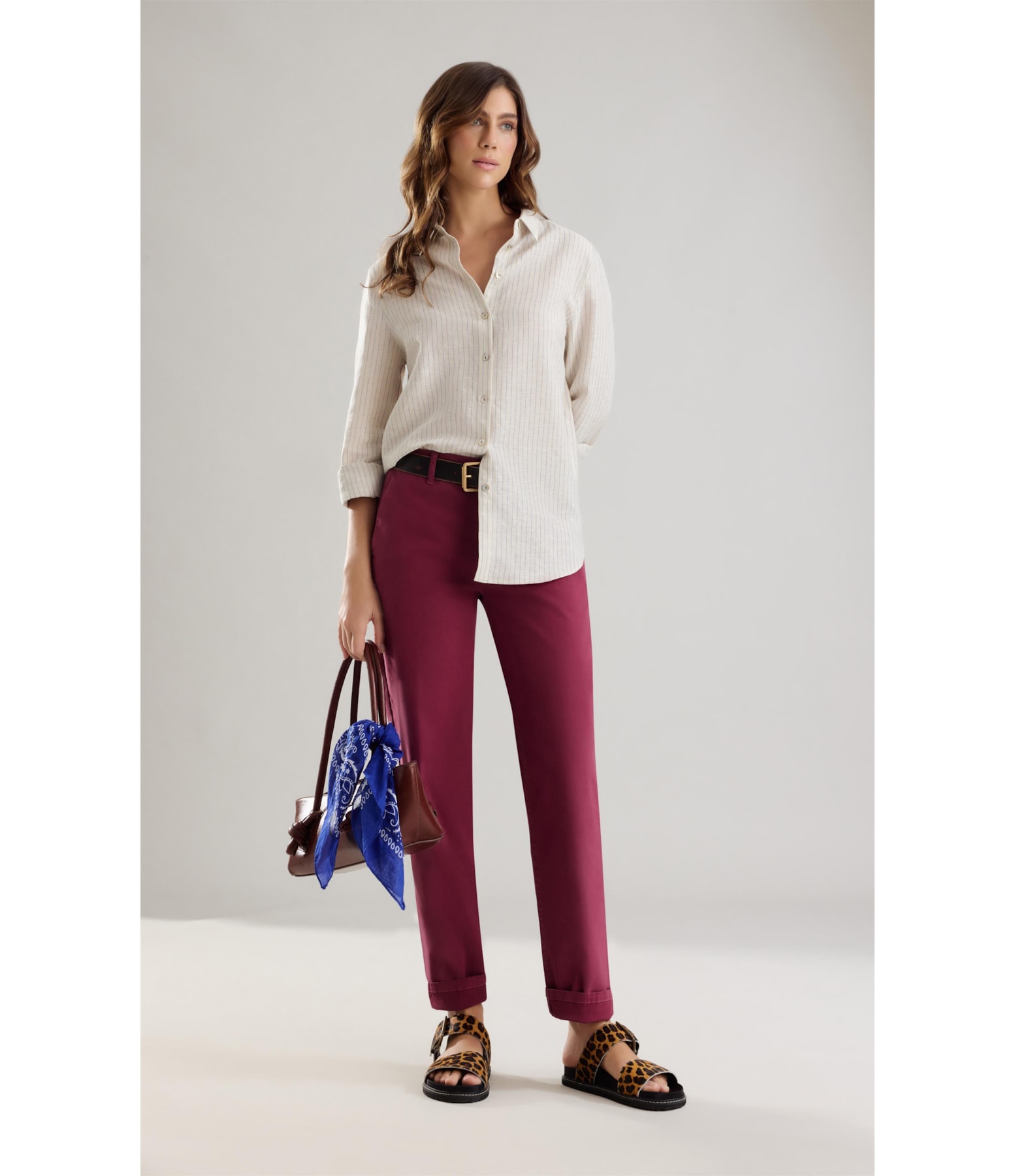 Calça Chino Paris Magenta