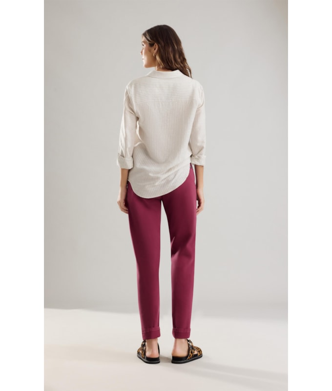 Calça Chino Paris Magenta