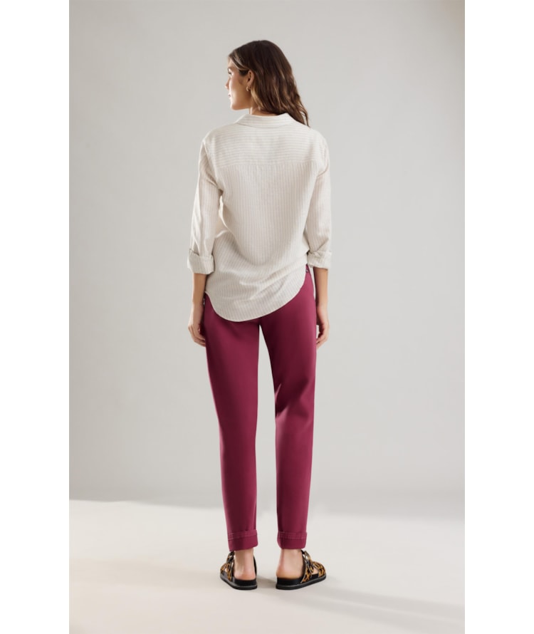 Calça Chino Paris Magenta