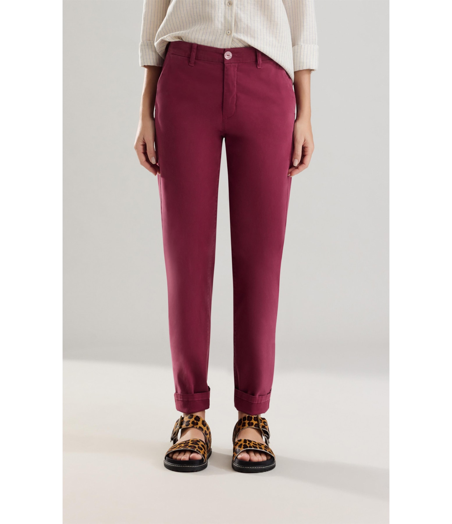 Calça Chino Paris Magenta