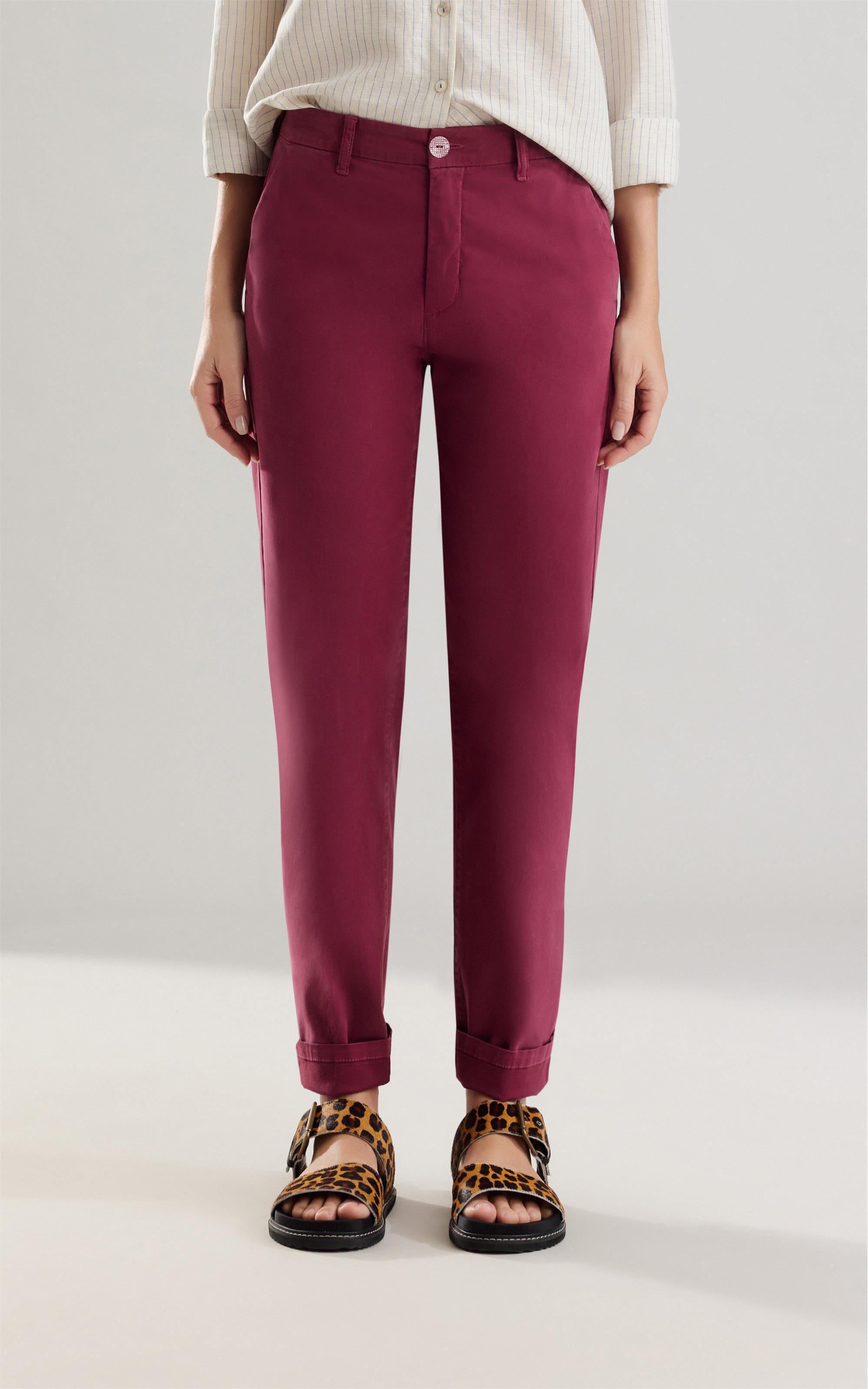 Calça Chino Paris Magenta
