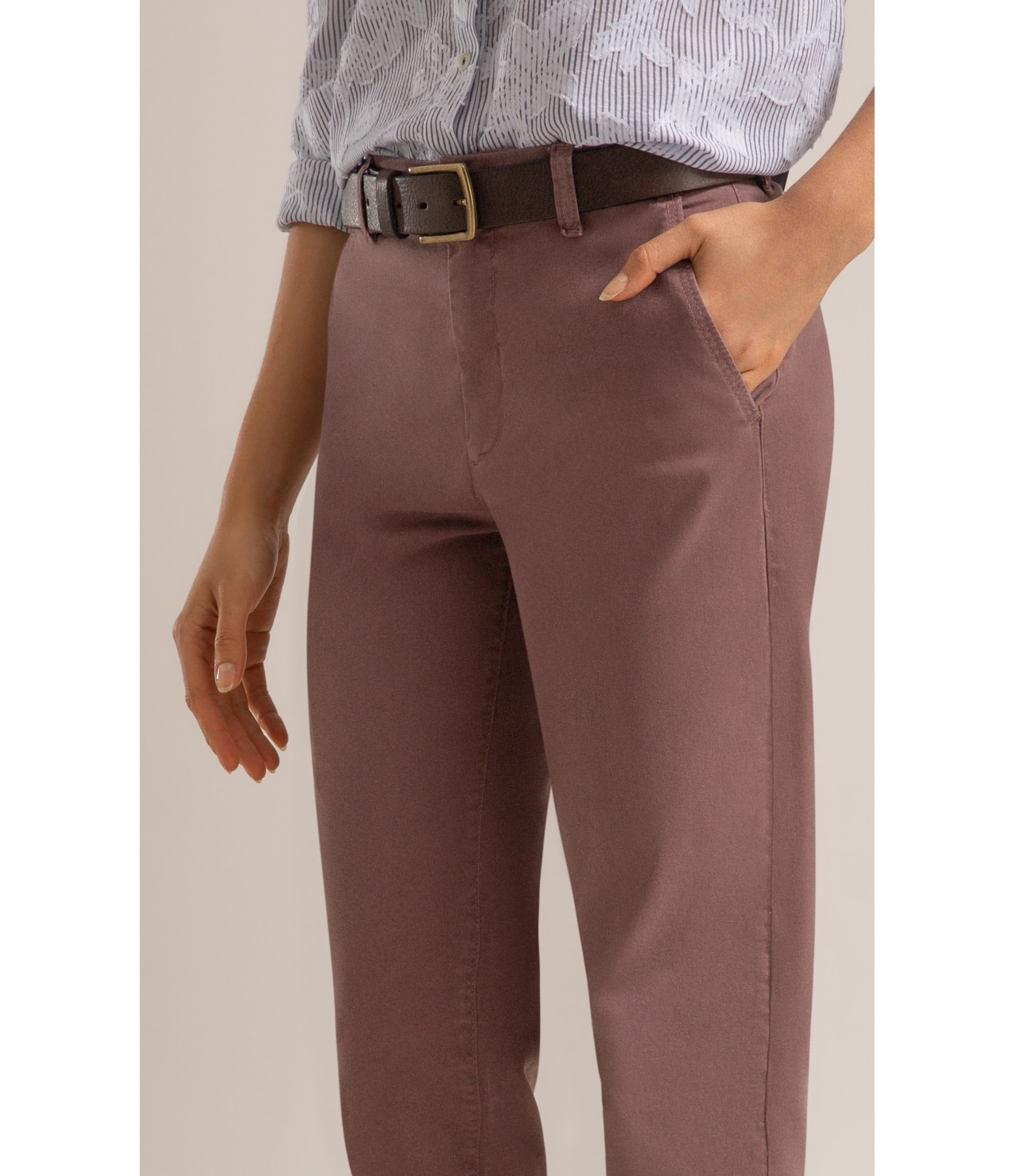 Calça Chino Paris Purple Gray