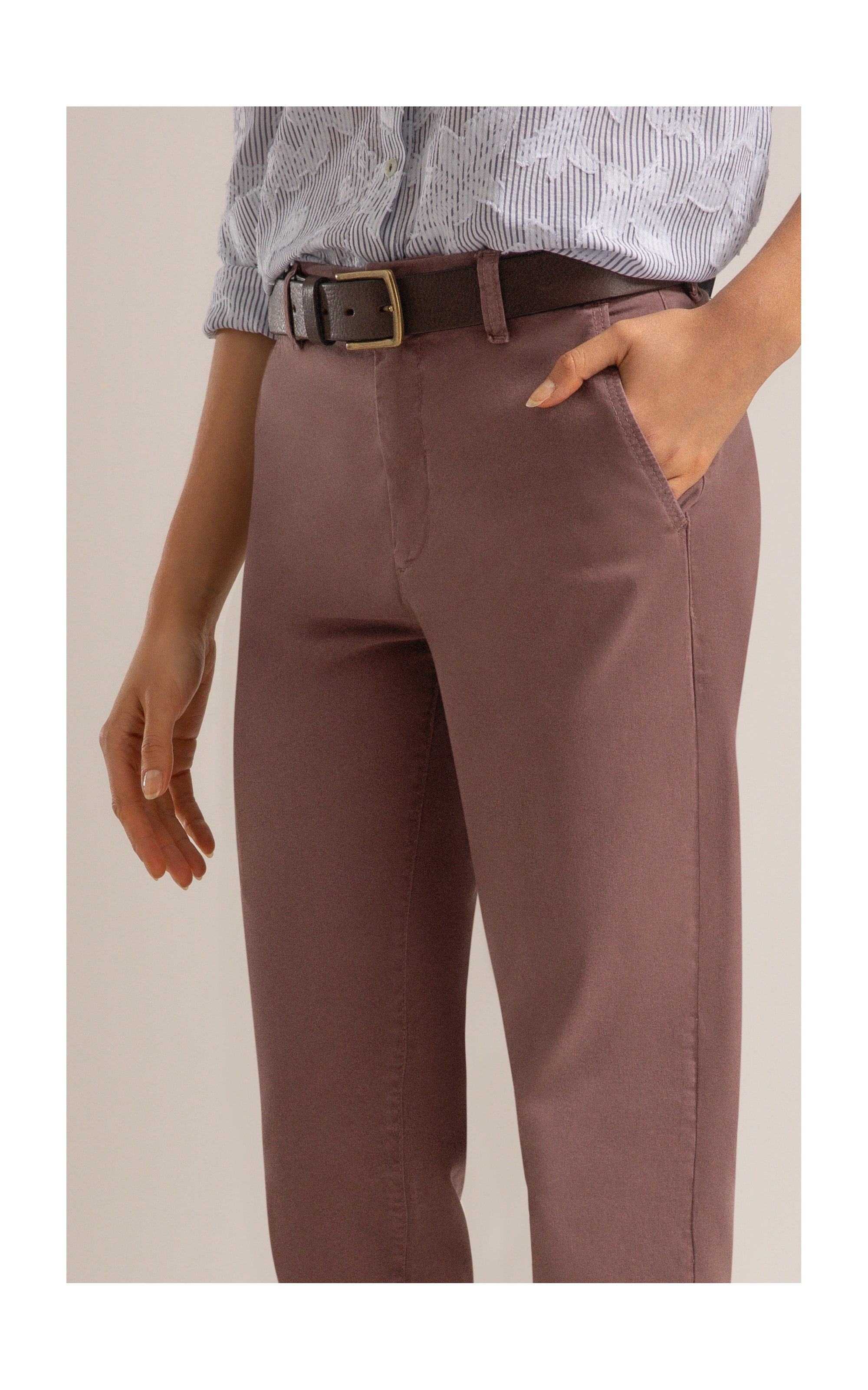 Calça Chino Paris Purple Gray