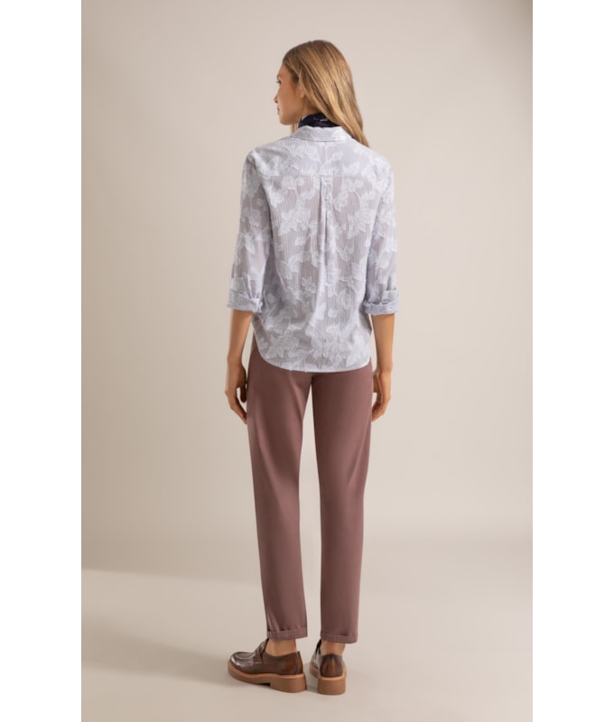 Calça Chino Paris Purple Gray