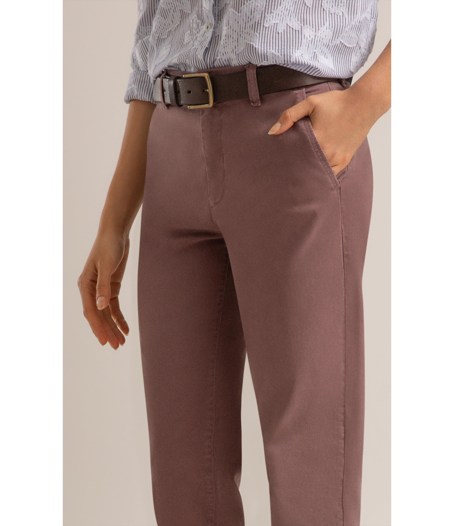 Calça Chino Paris Purple Gray