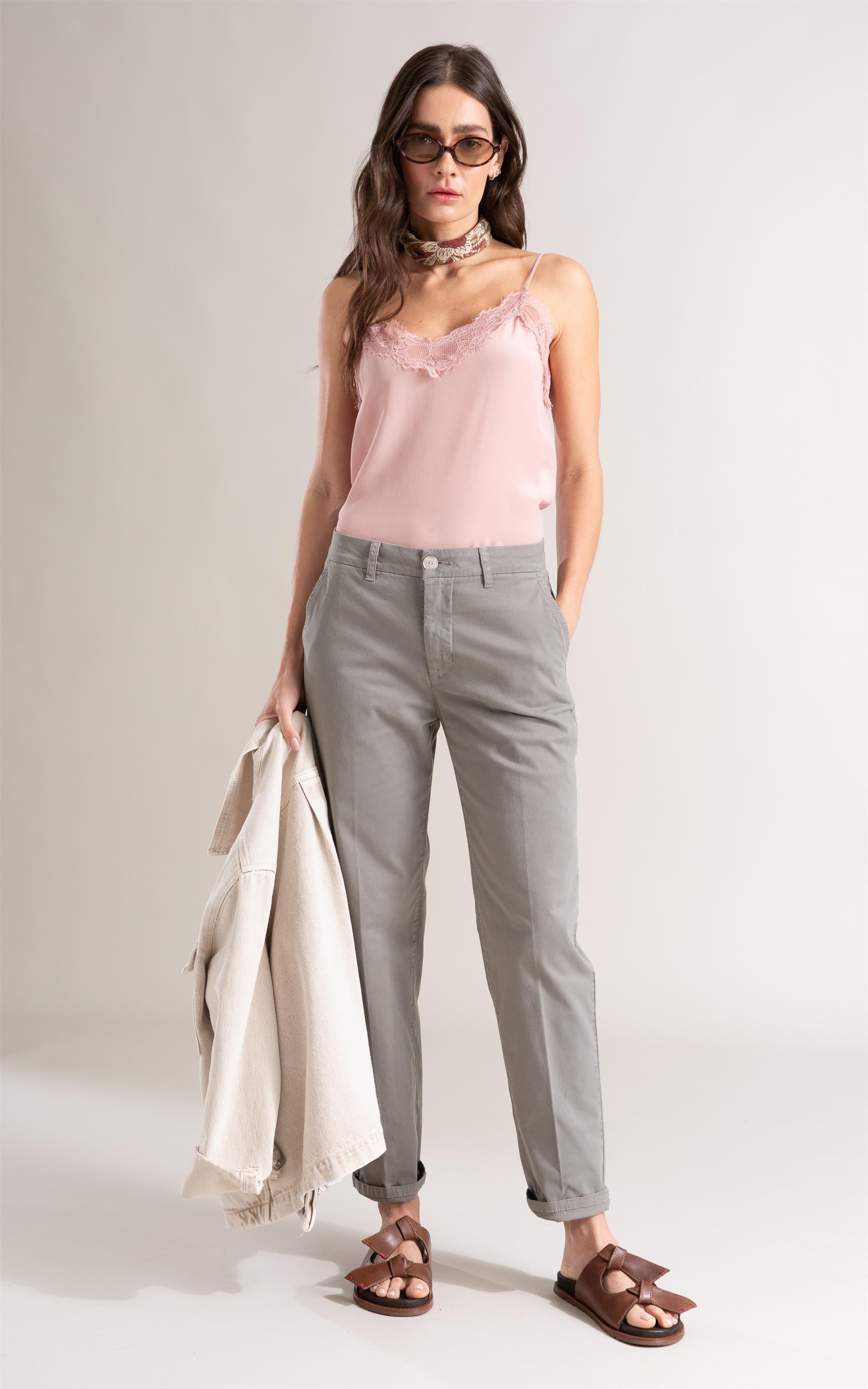 Calça Chino Paris Verde Army