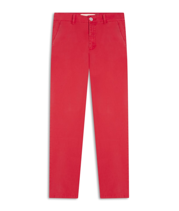 Calça Chino Paris Vermelho Vivo