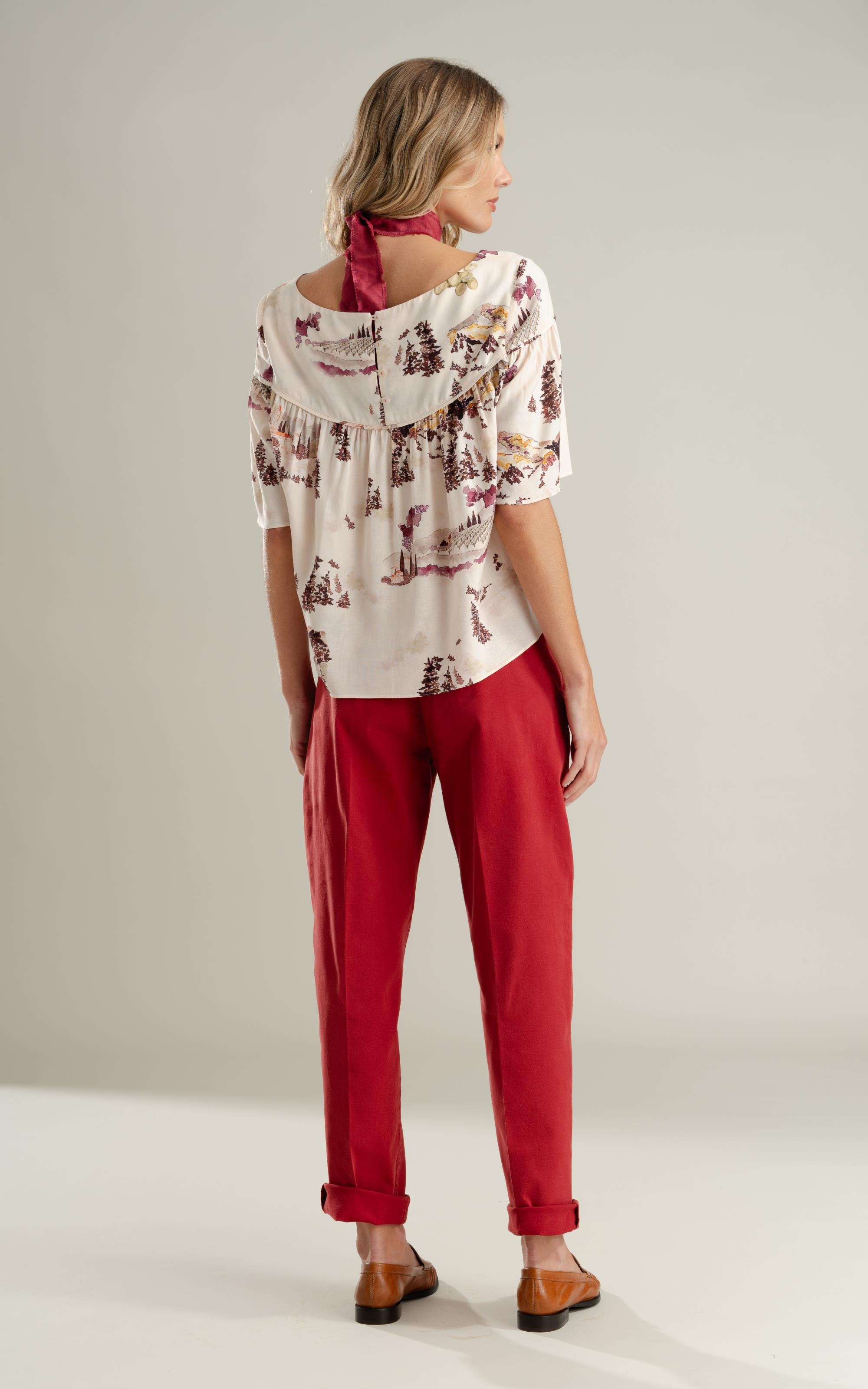 Calça Chino Paris Vinho