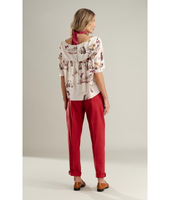 Calça Chino Paris Vinho