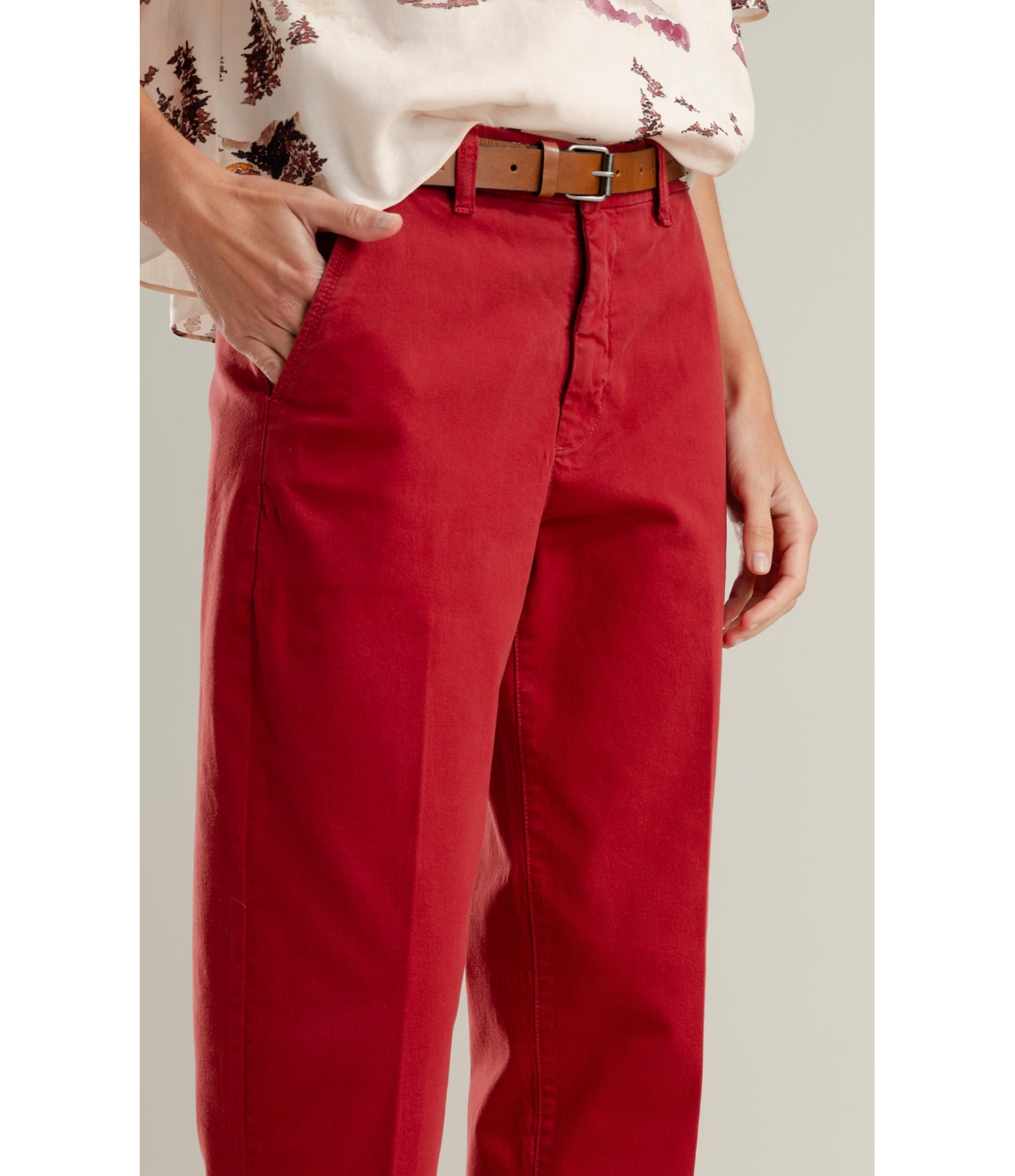Calça Chino Paris Vinho