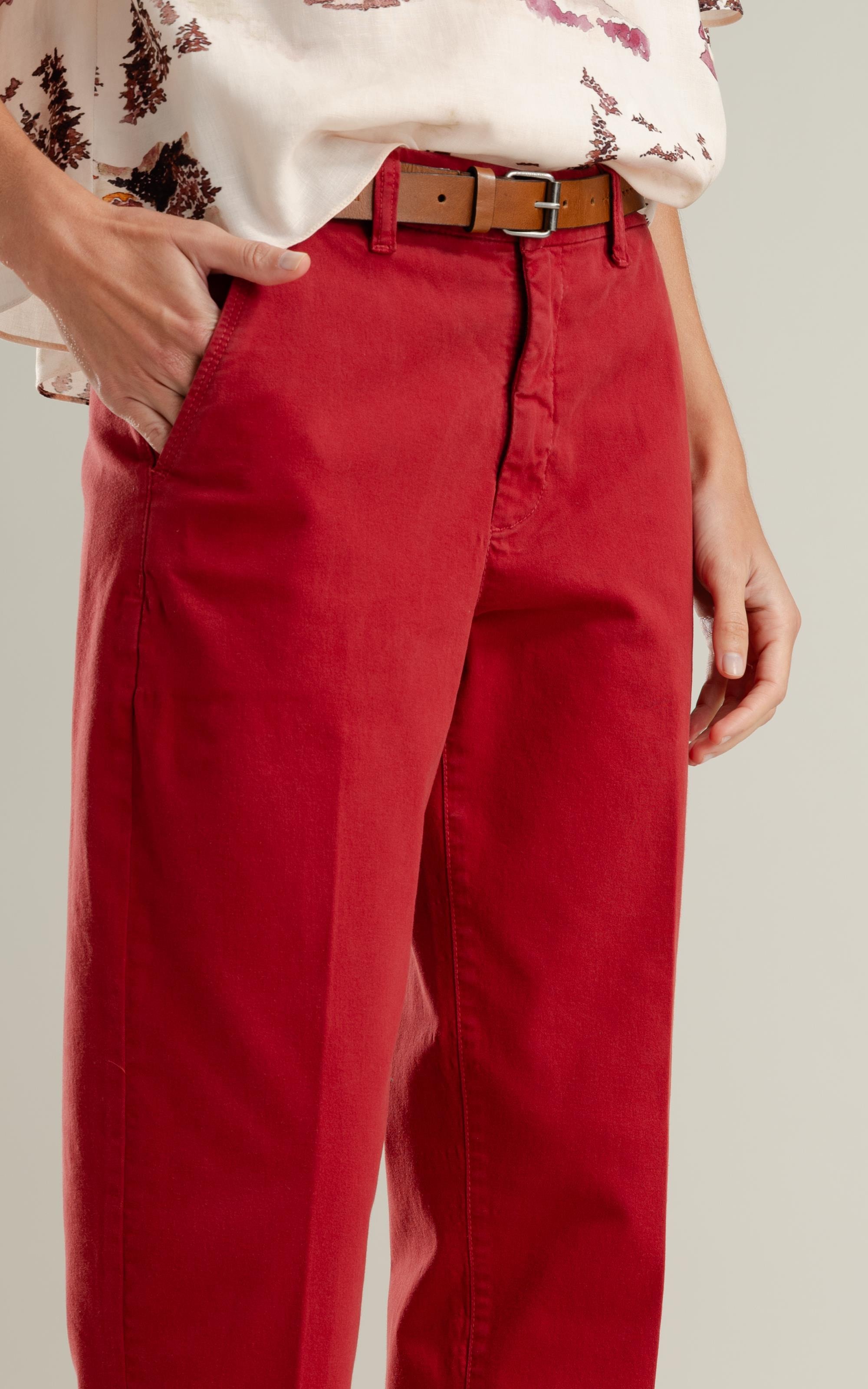 Calça Chino Paris Vinho