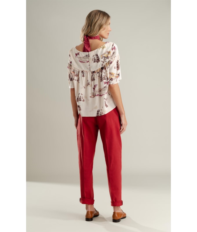 Calça Chino Paris Vinho