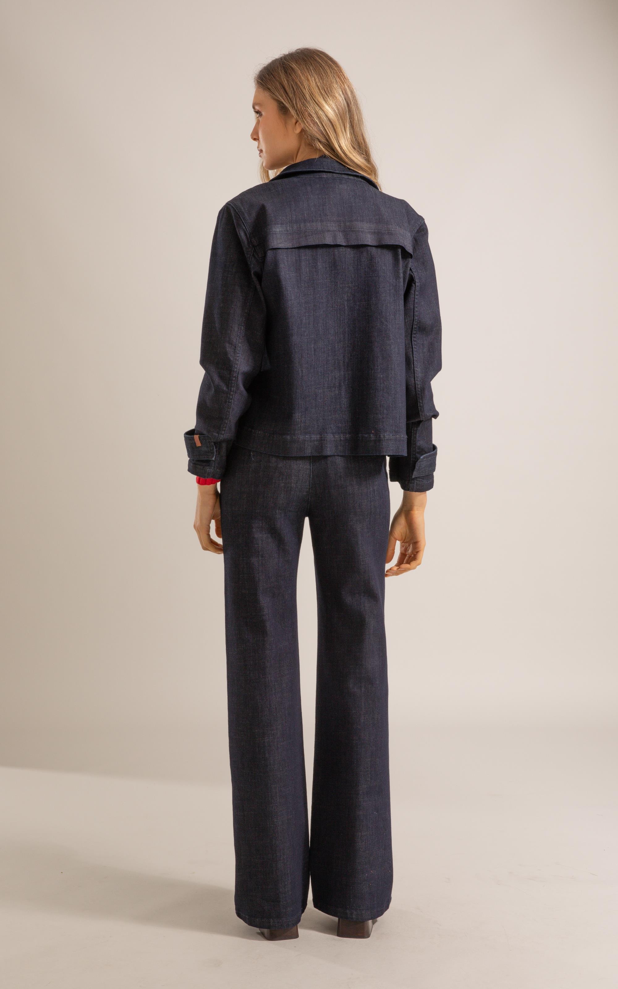 Calca Chino Patt d Eph Visco Indigo Amaciado