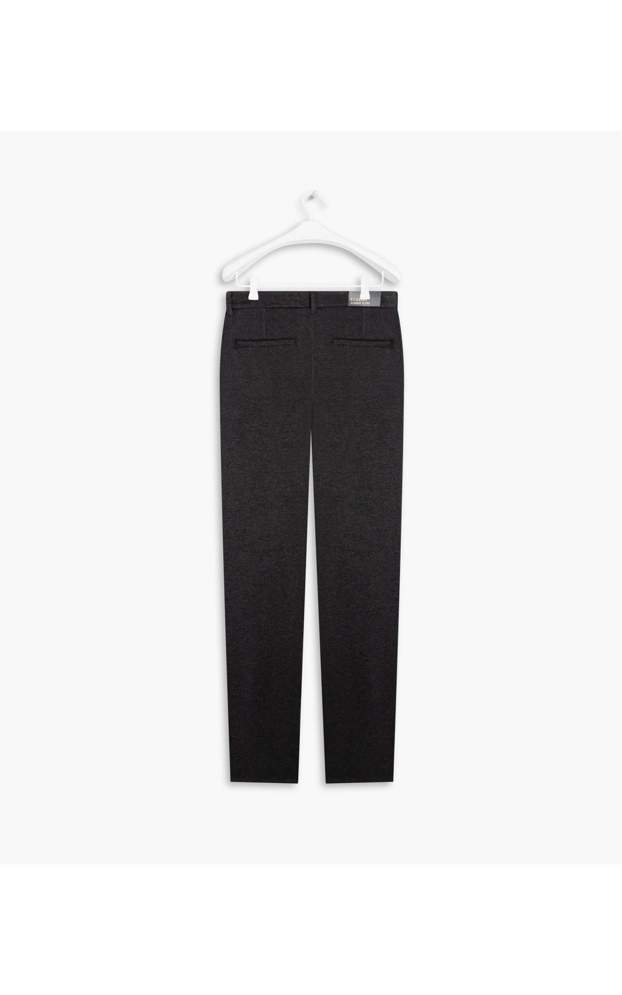 Calça Chino Ponto Roma  Preto Mescla