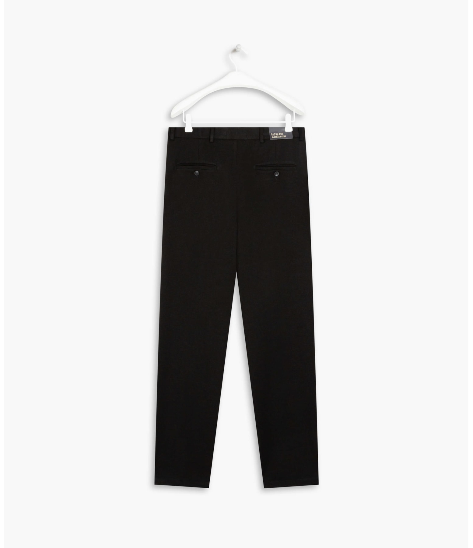 Calça Chino Ponto Roma Preto Mescla