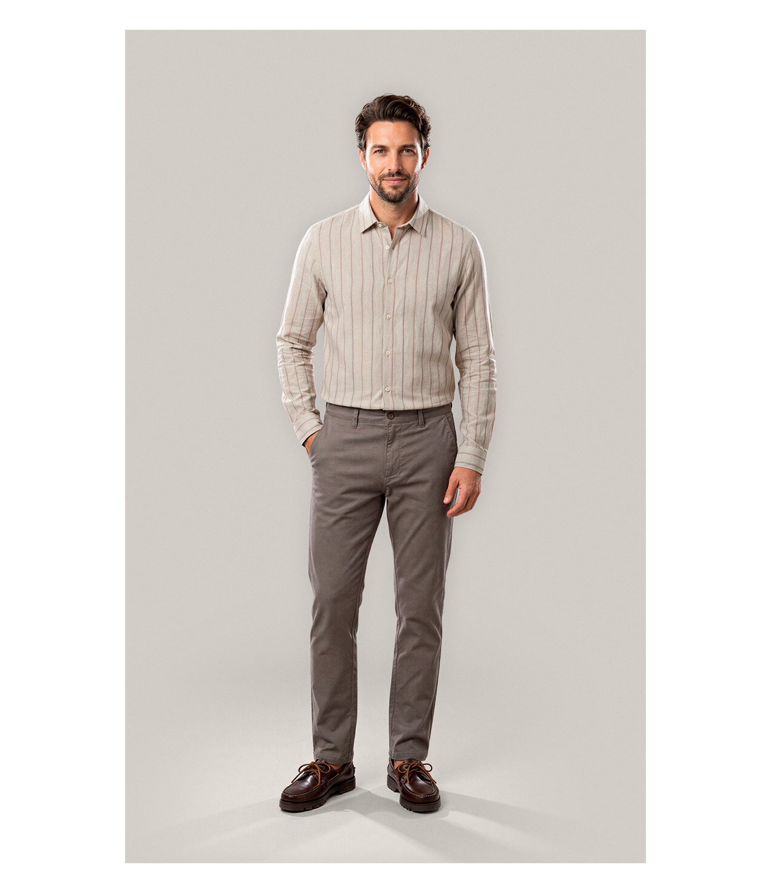 Calça Chino Portobello Castor