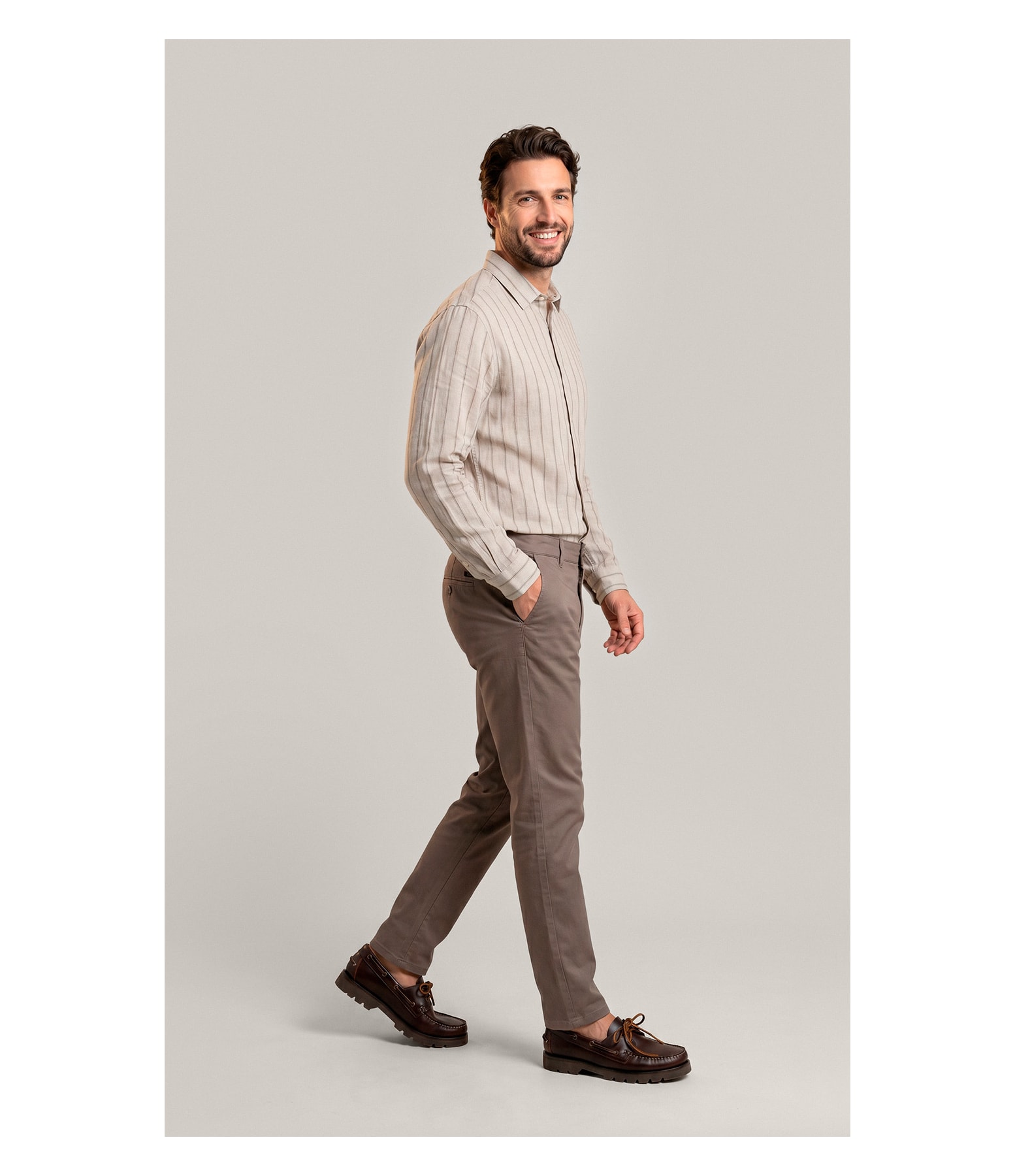 Calça Chino Portobello Castor