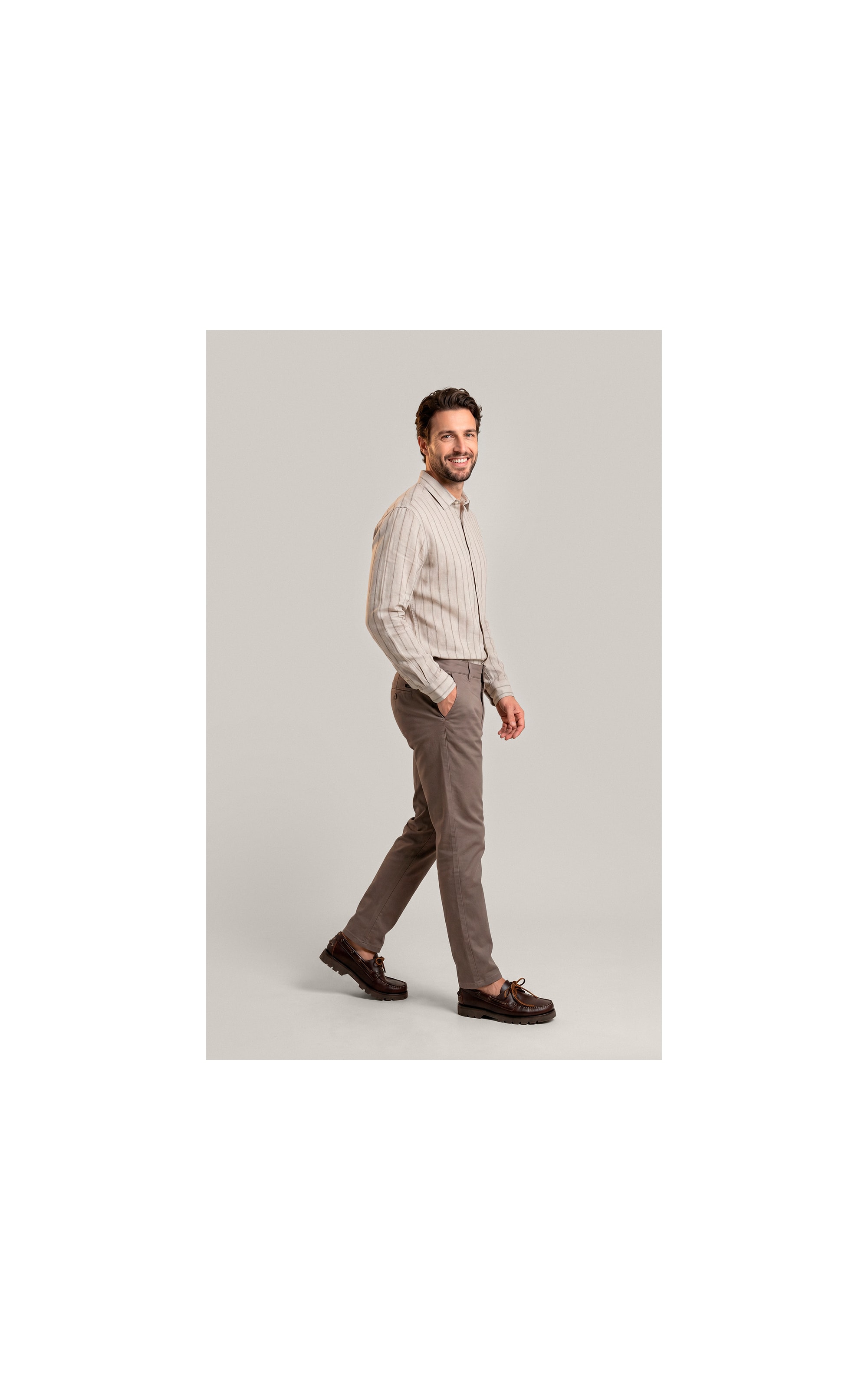 Calça Chino Portobello Castor