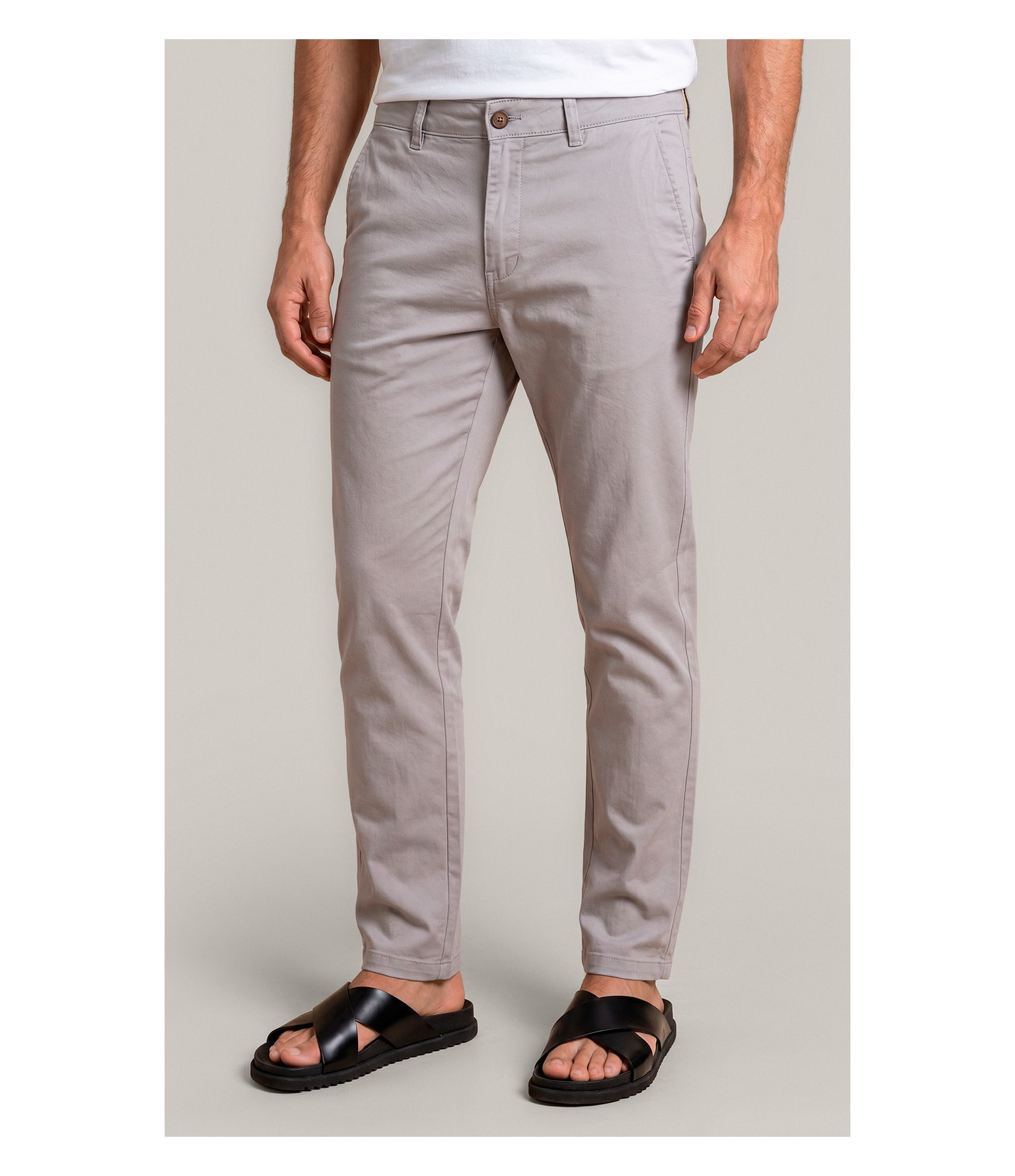 Calça Chino Portobello Prata